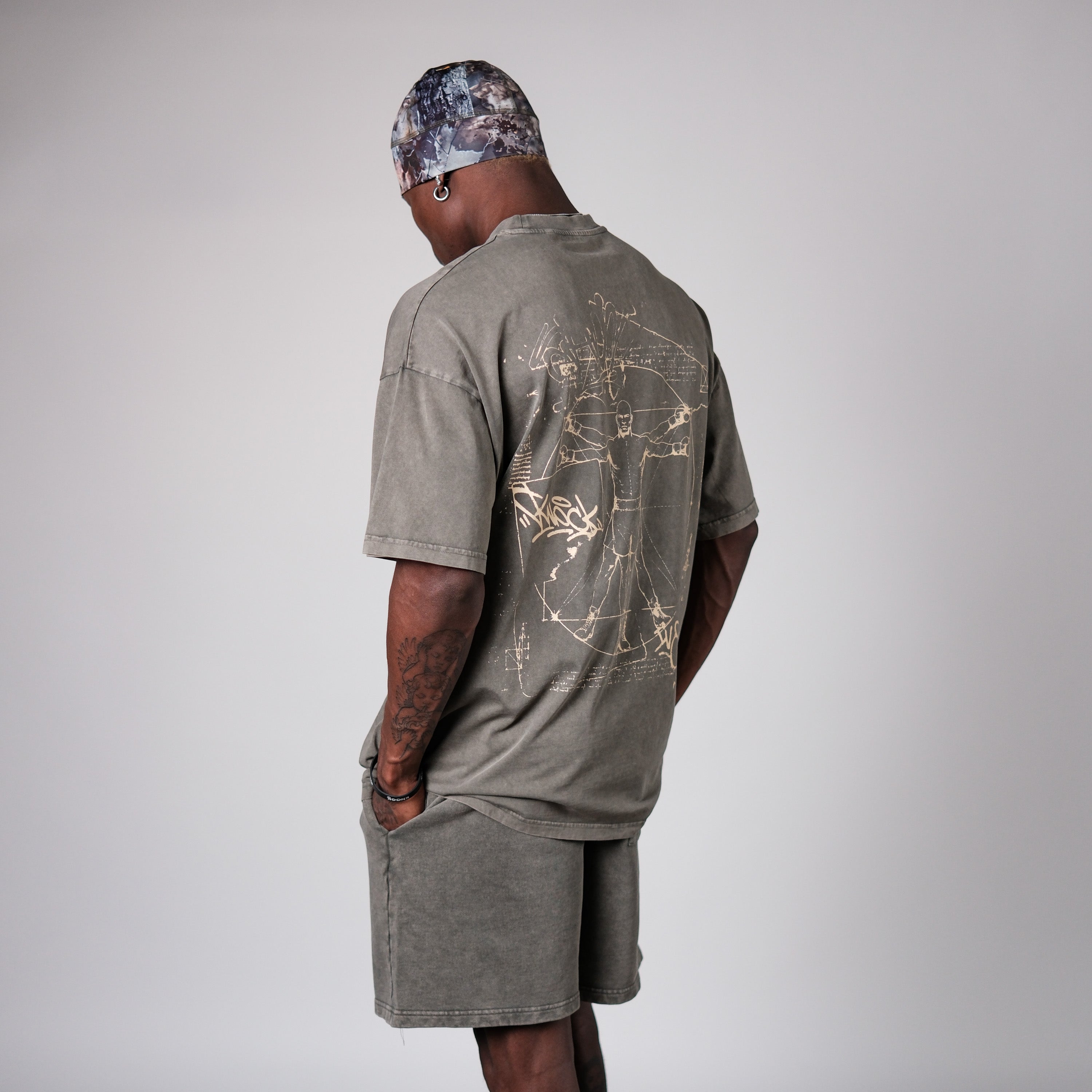 ASCENSION VINTAGE OLIVE TEE