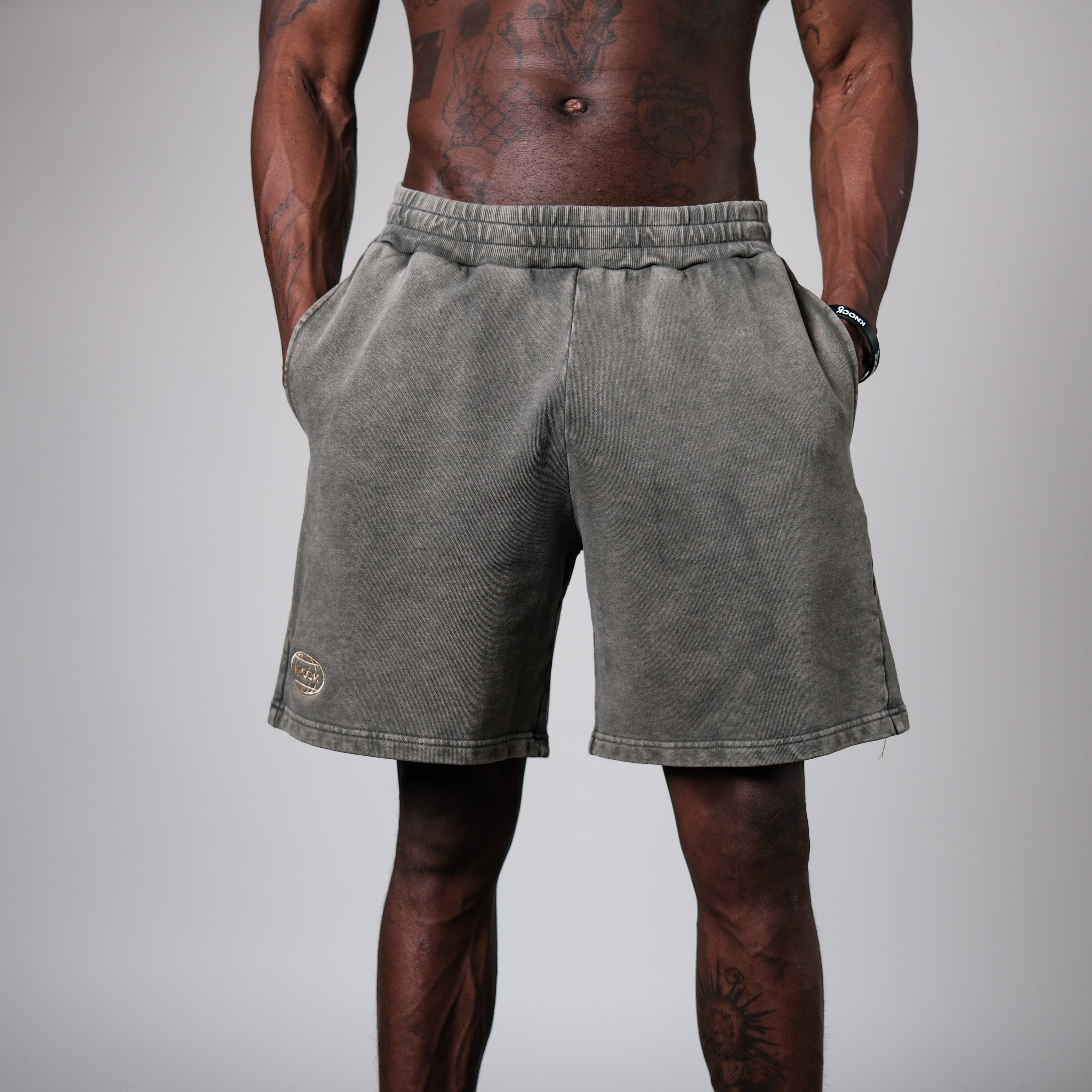 ASCENSION VINTAGE OLIVE SHORTS