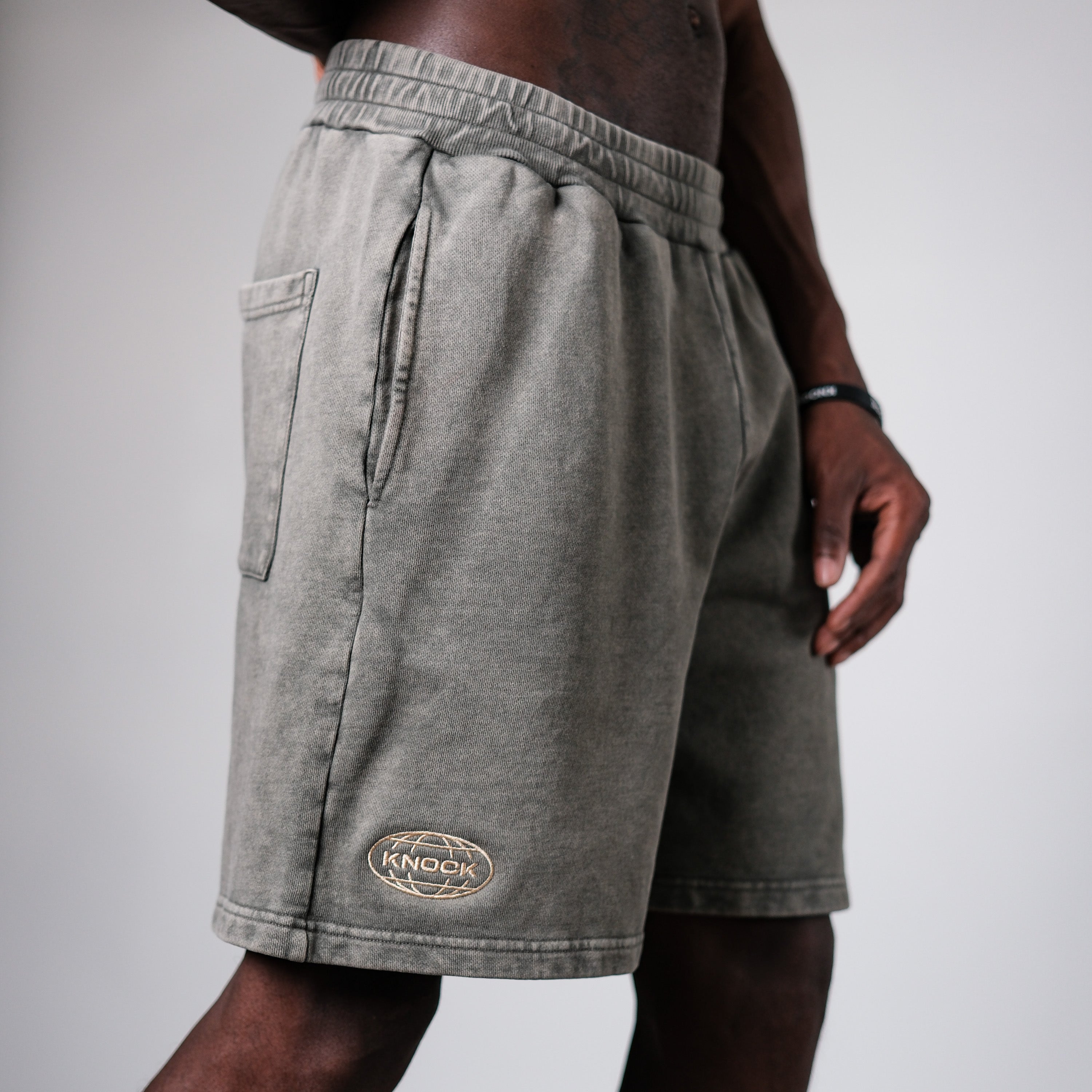 ASCENSION VINTAGE OLIVE SHORTS