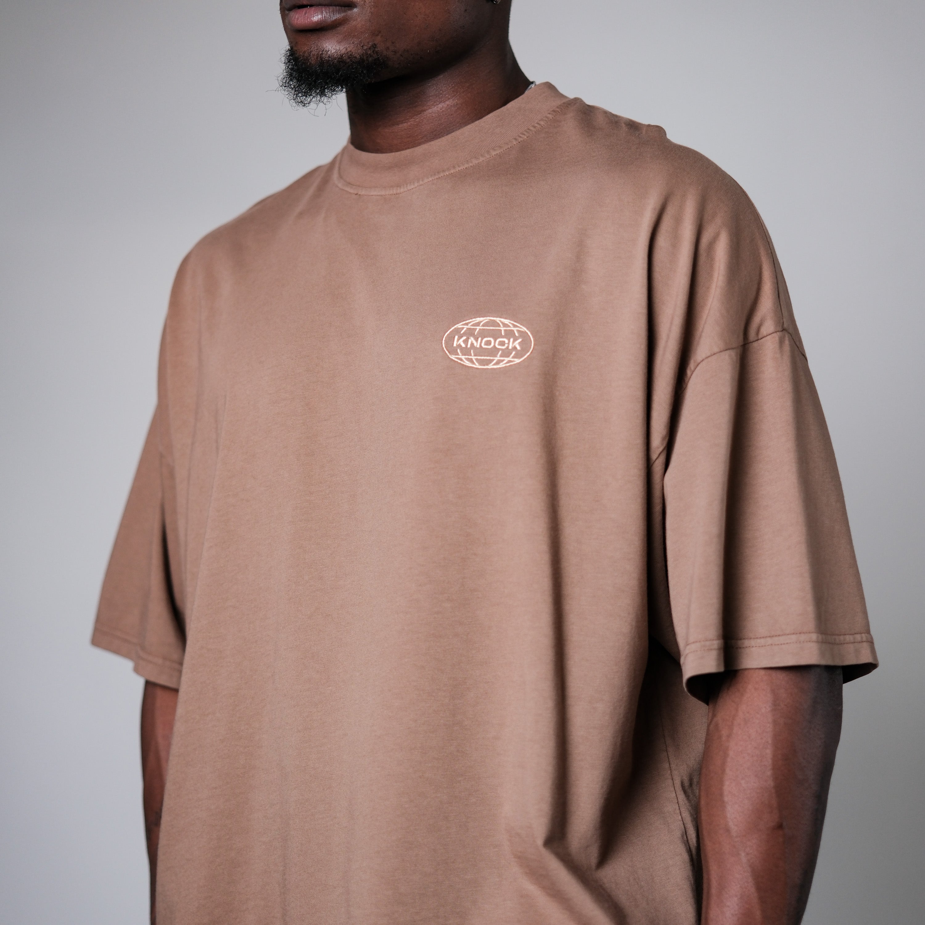 ASCENSION BROWN TAN TEE