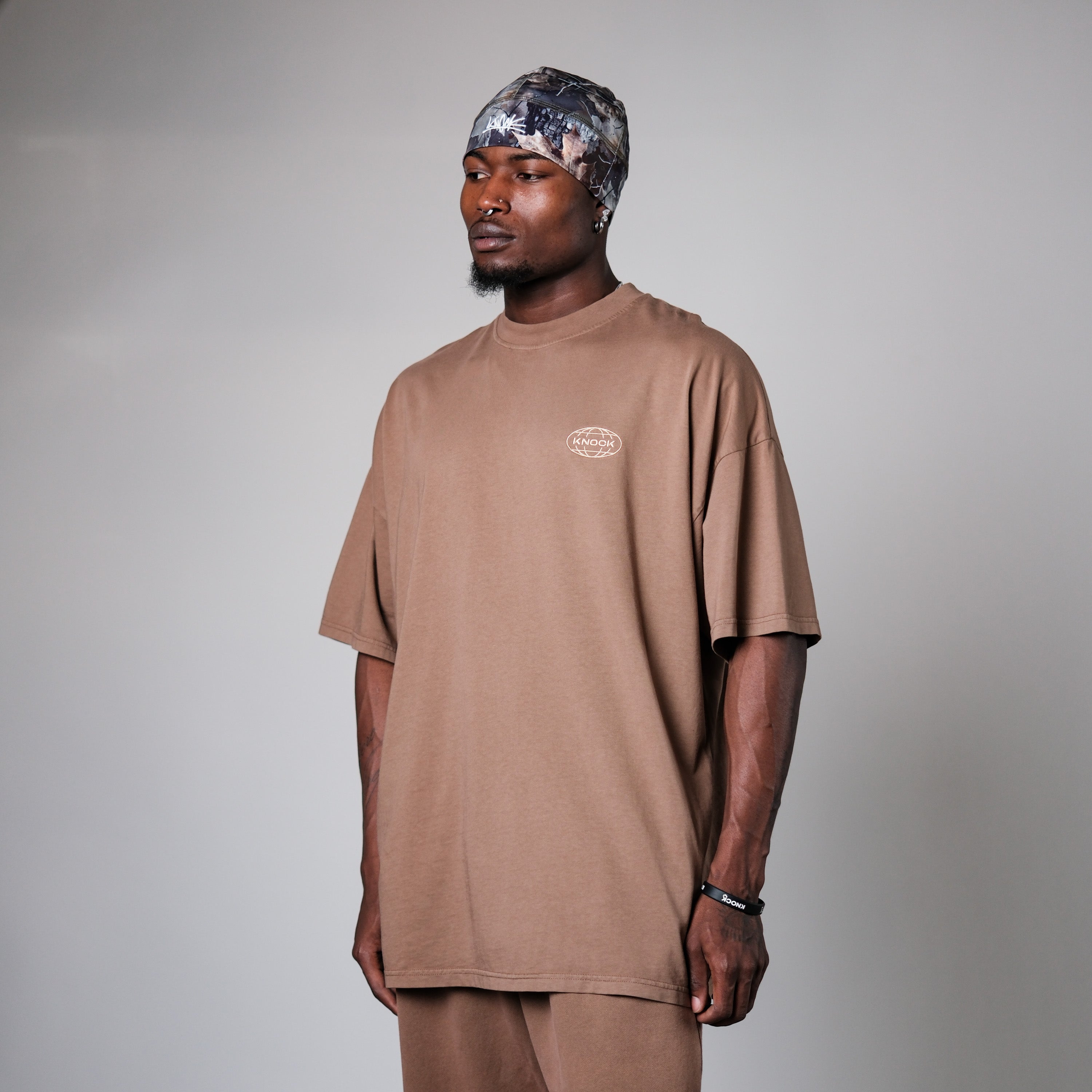 ASCENSION BROWN TAN TEE