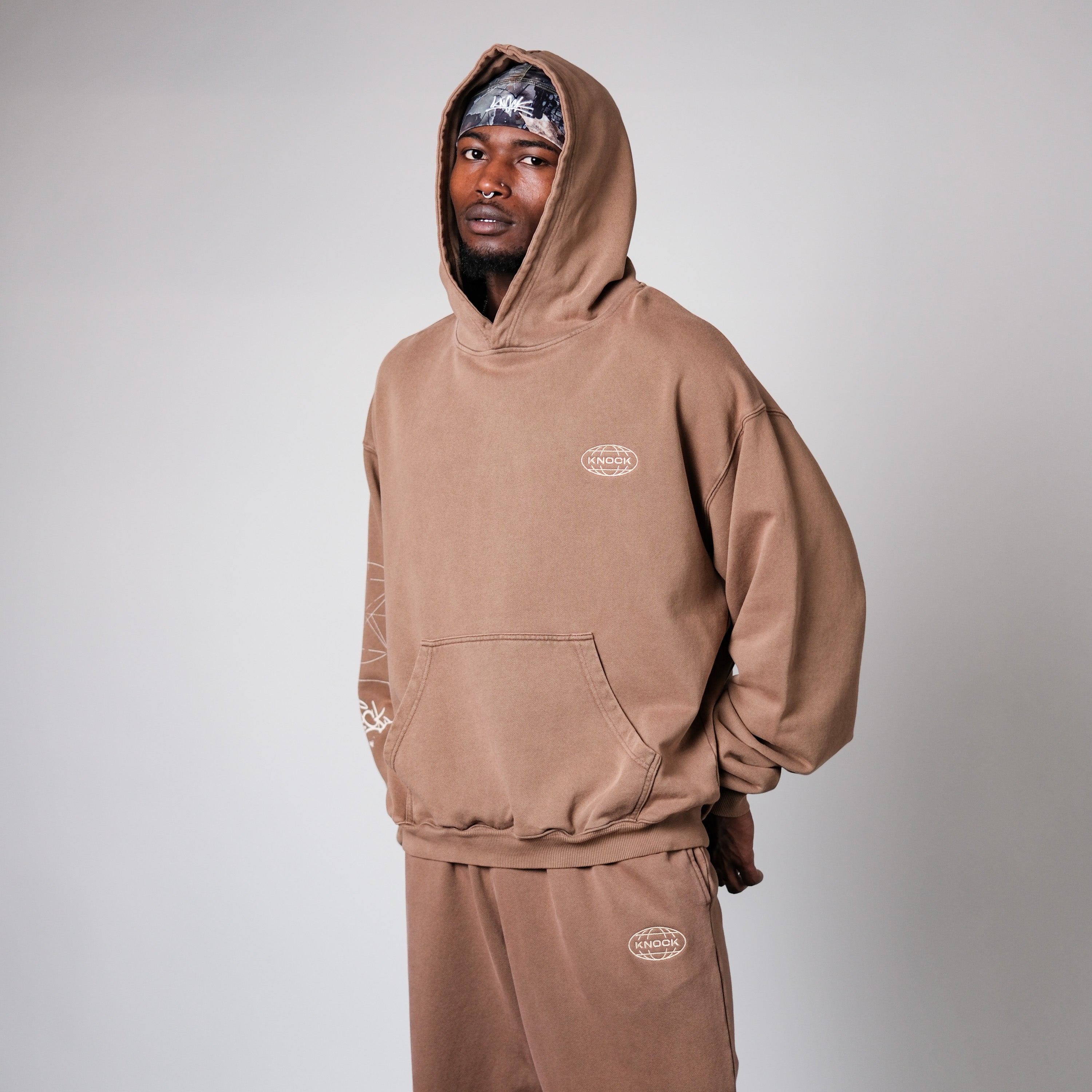 ASCENSION BROWN TAN HOODIE
