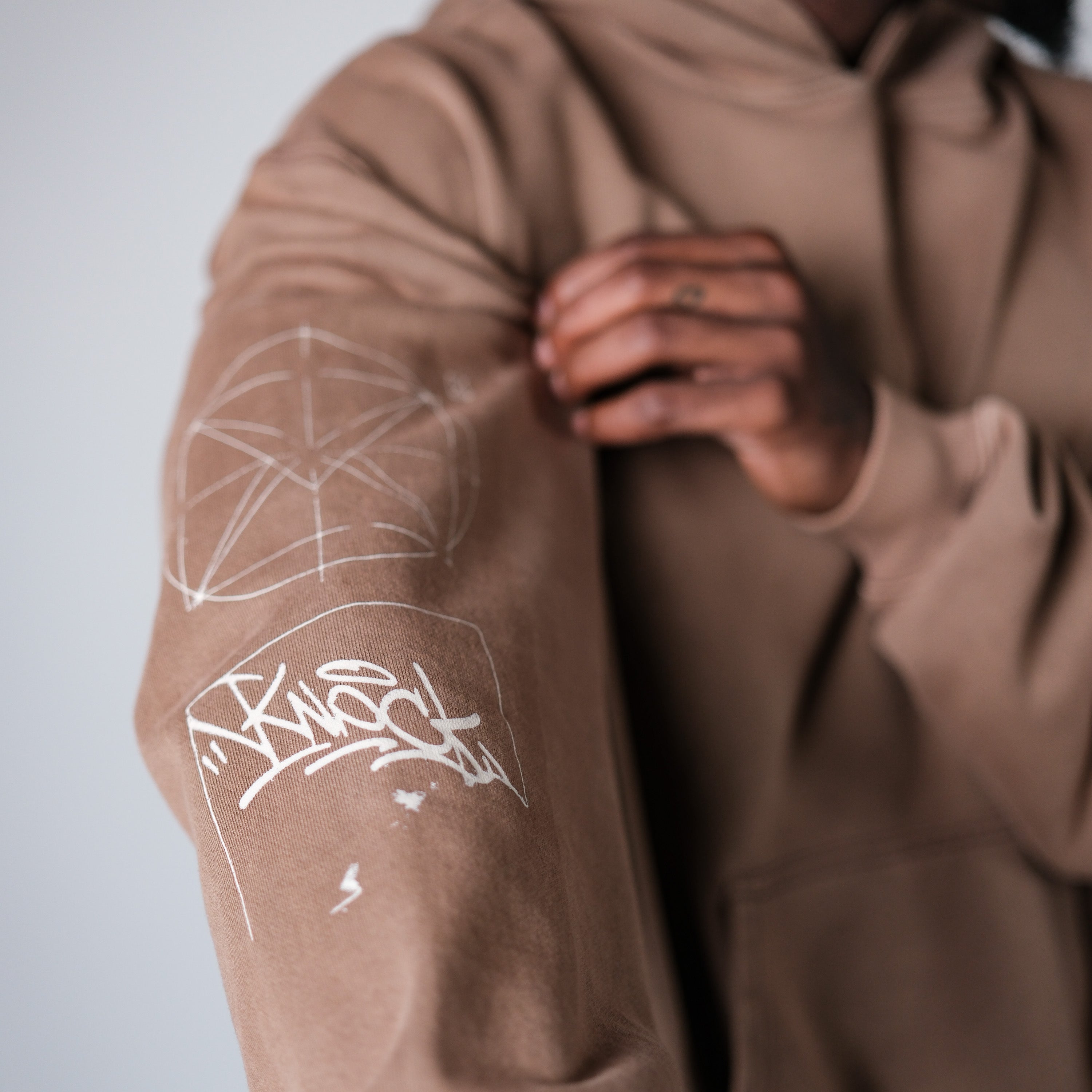 ASCENSION BROWN TAN HOODIE