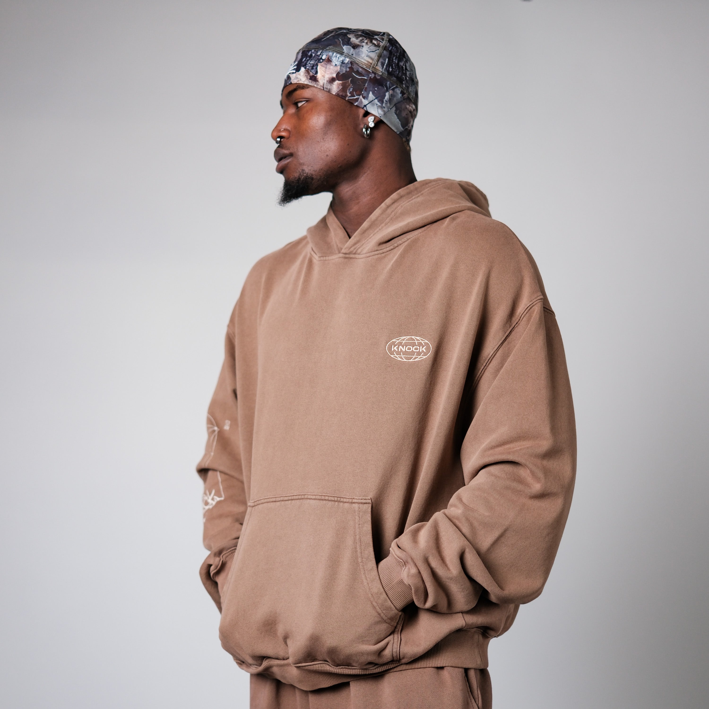 ASCENSION BROWN TAN HOODIE