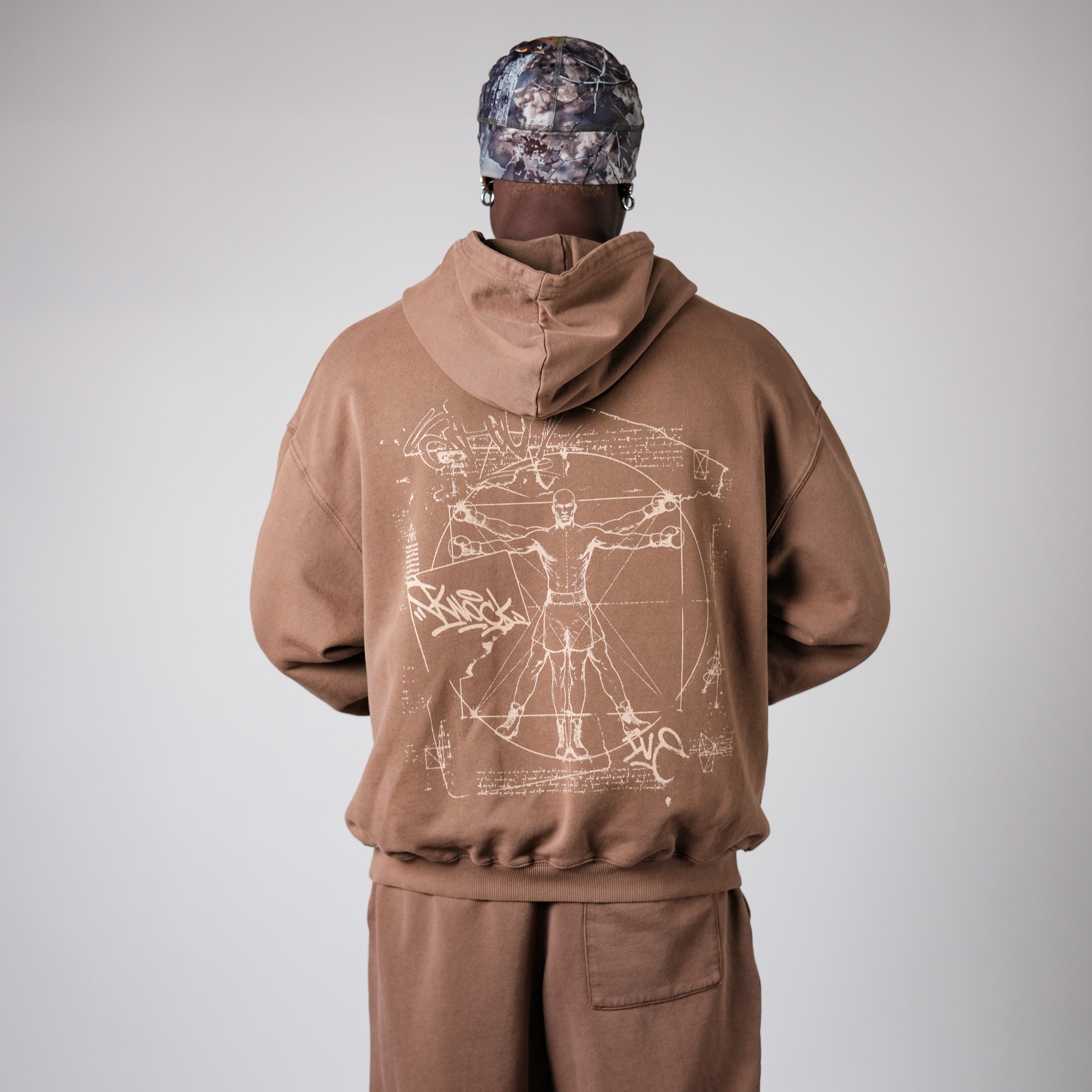 ASCENSION BROWN TAN HOODIE