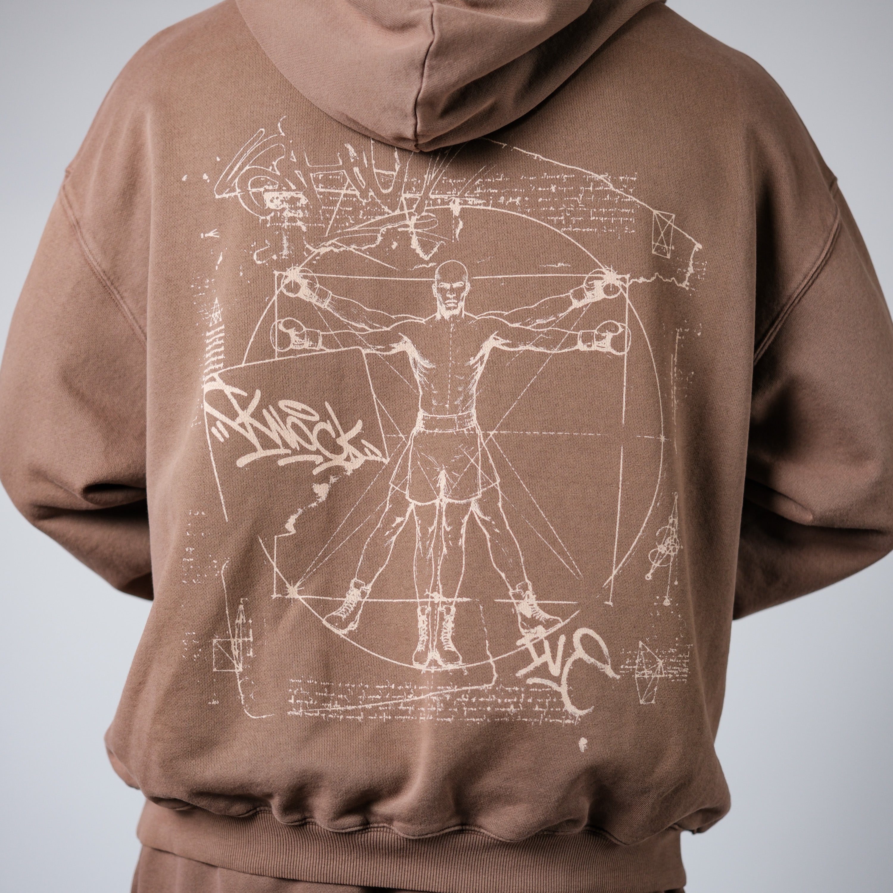 ASCENSION BROWN TAN HOODIE