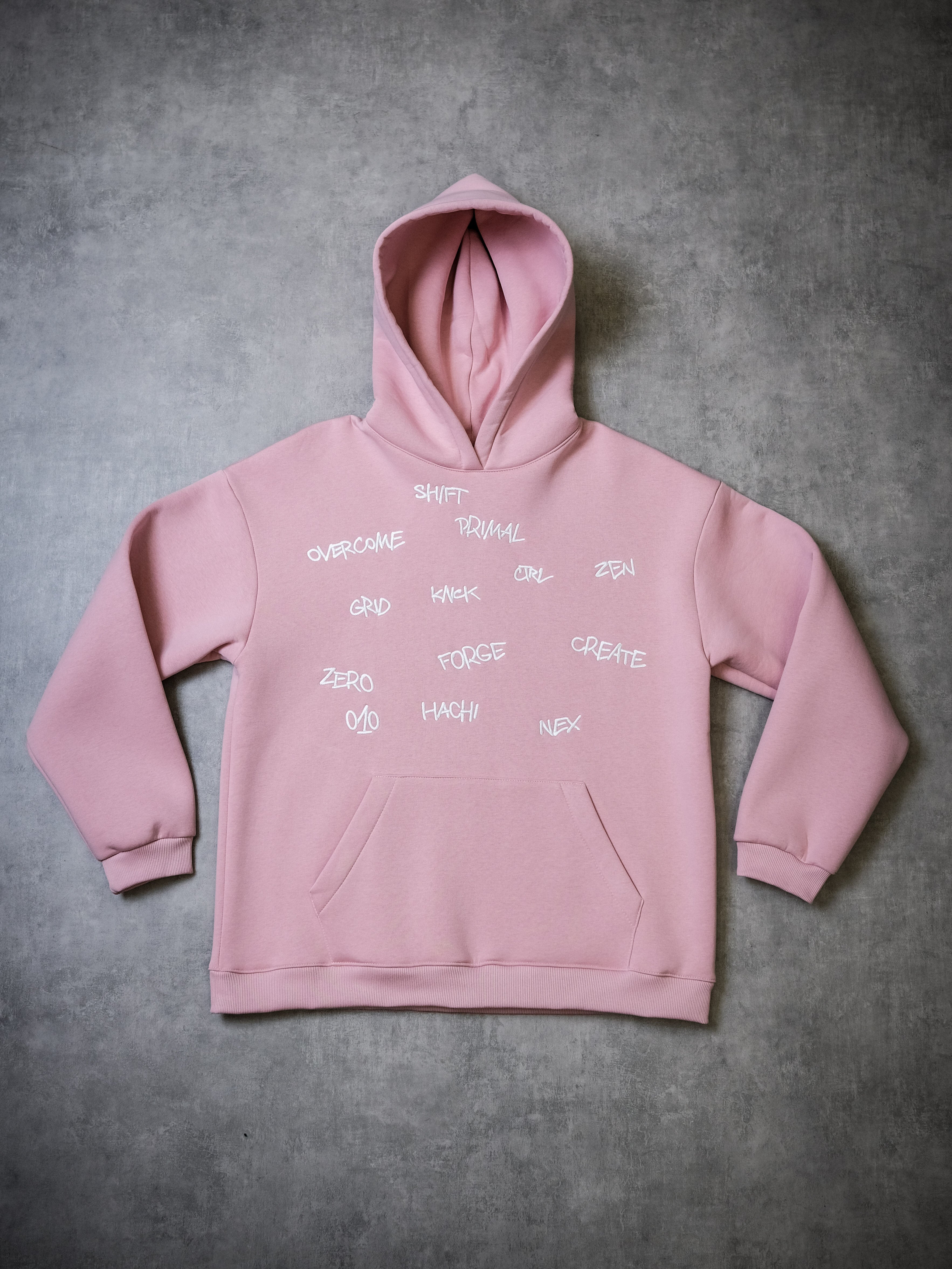 PRIMAL OVERSIZED HOODIE PINK