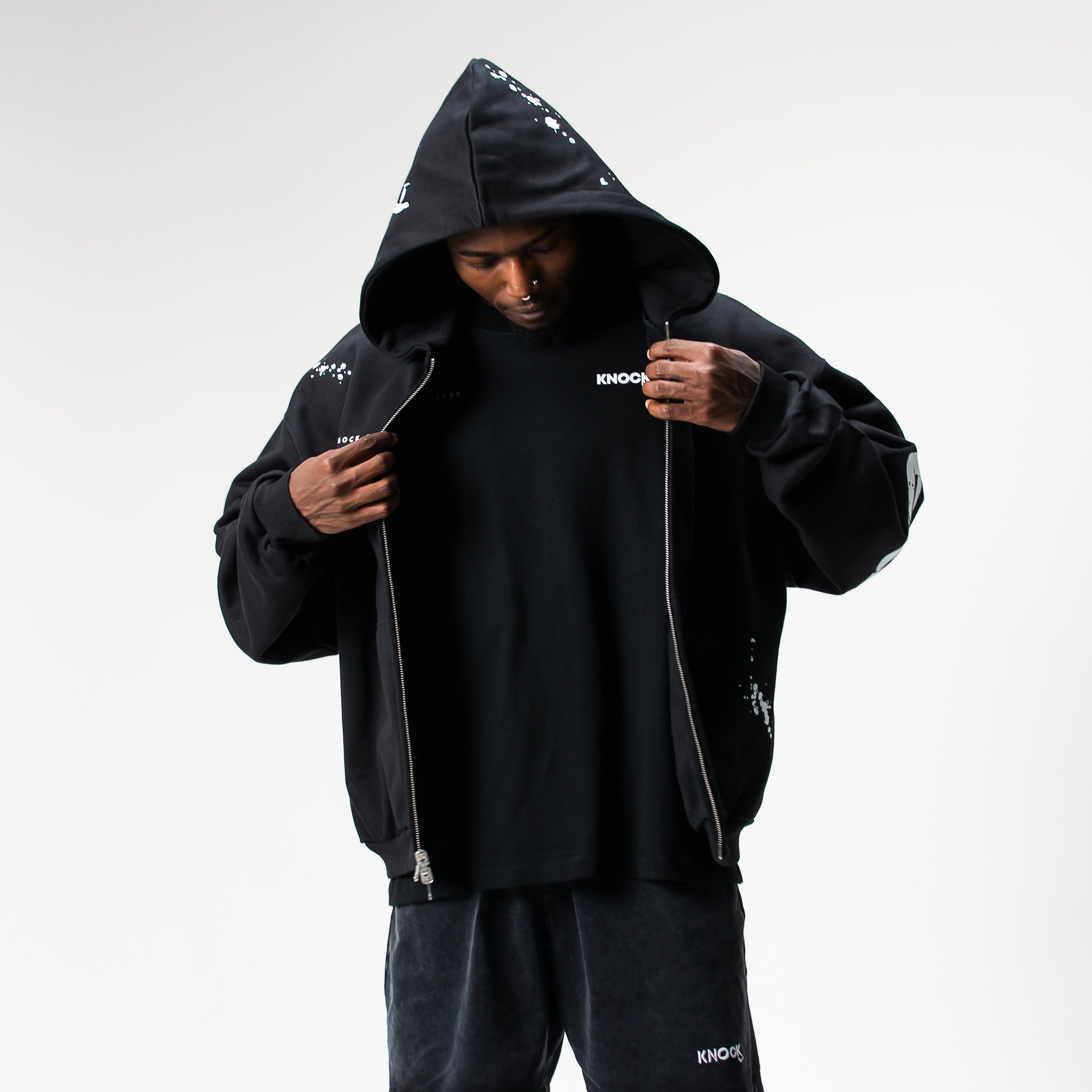 CULTURE REVERSIBLE ZIP HOODIE