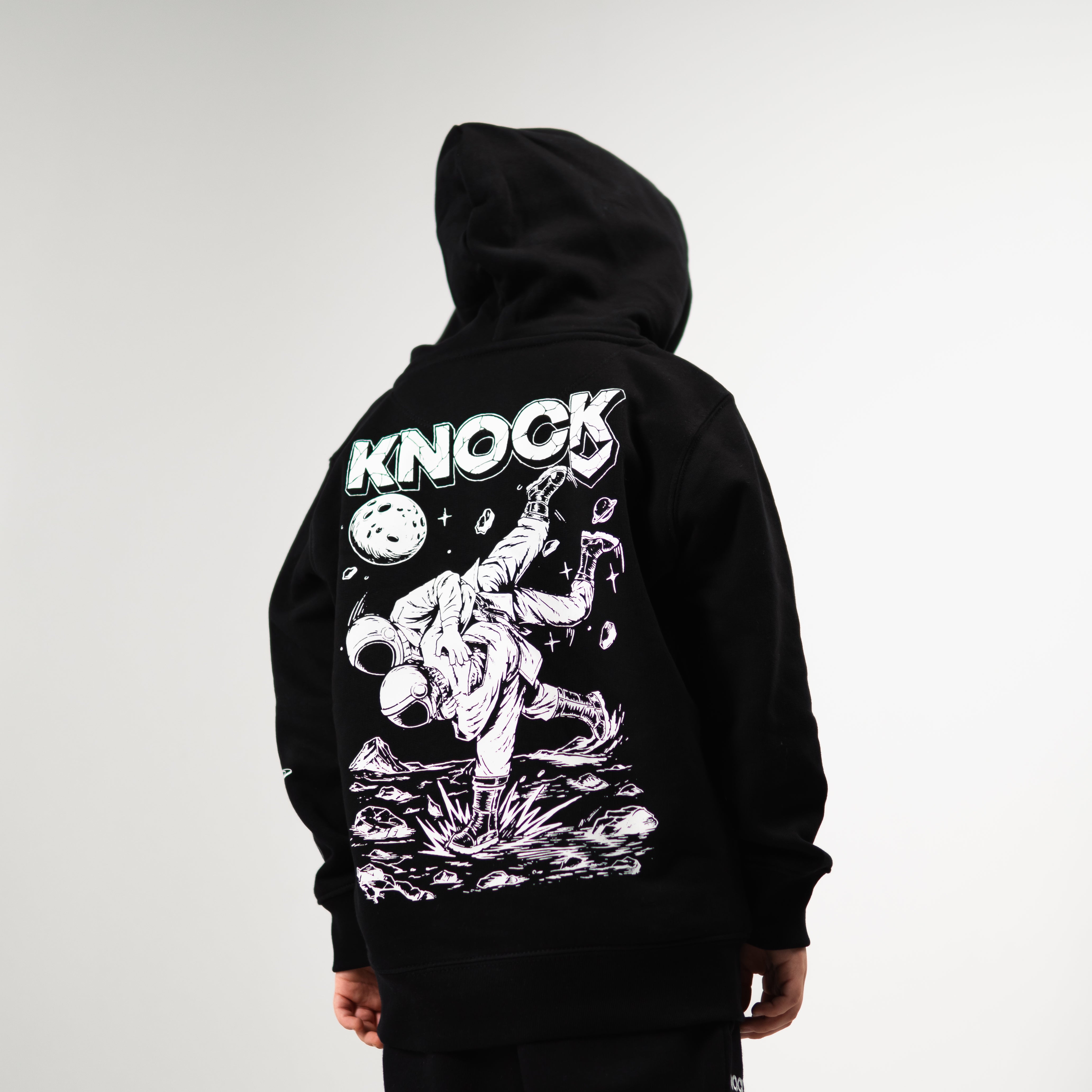 KIDS ASTROHIP ZIP HOODIE BLACK