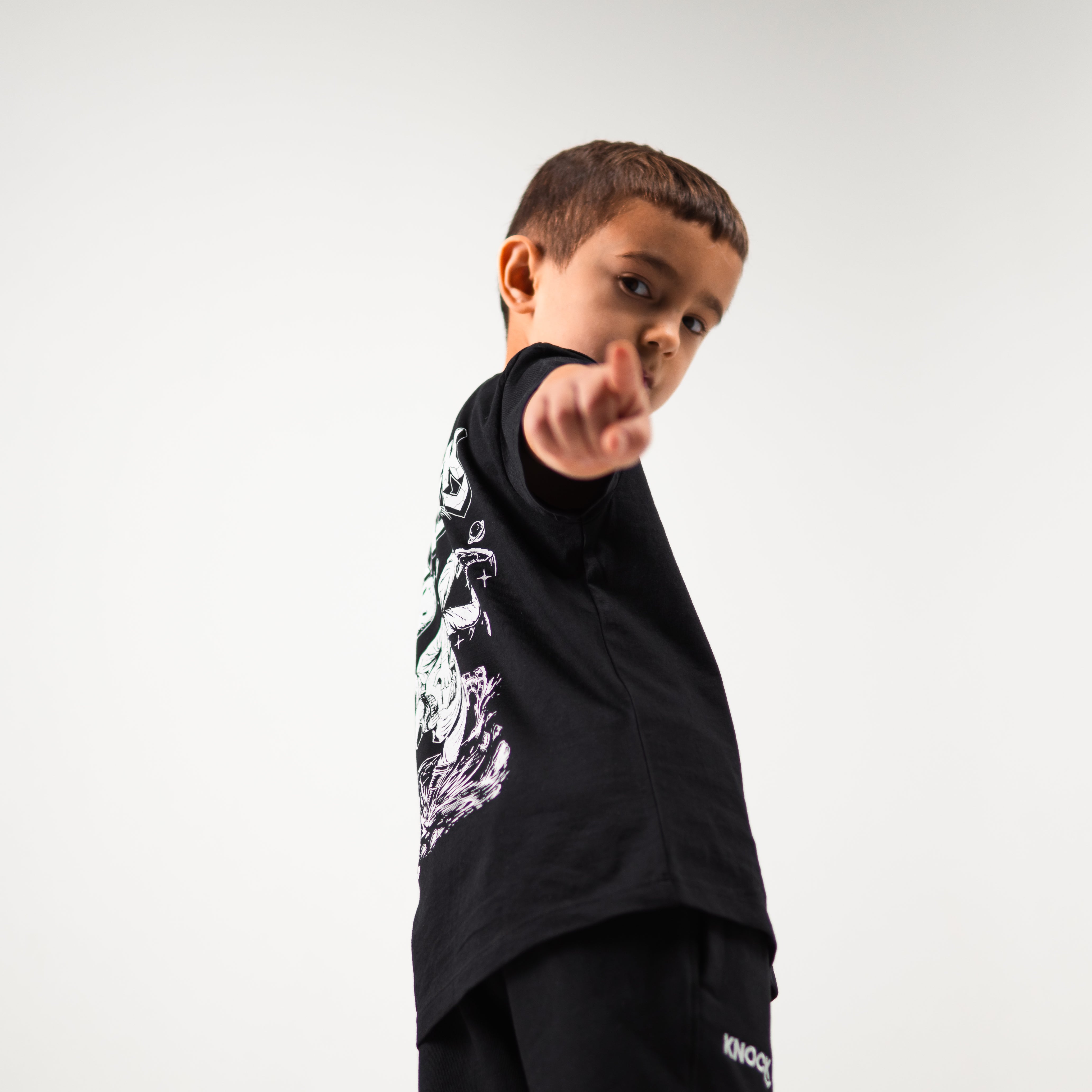 KIDS ASTROHIP TEE BLACK
