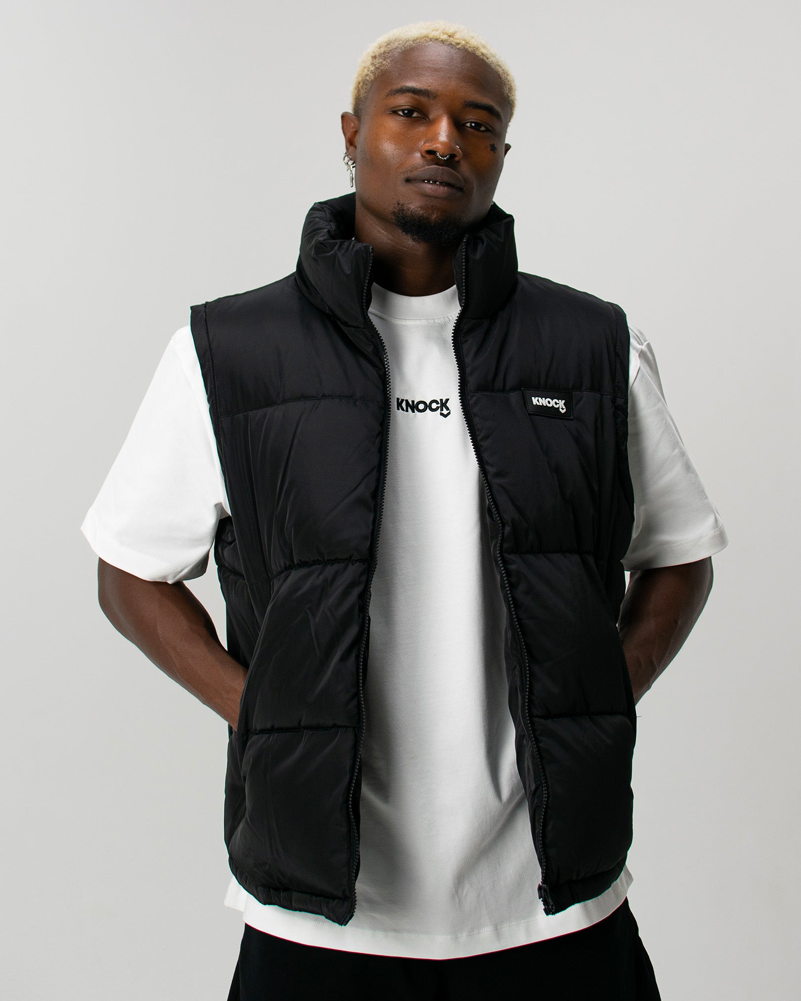BLACK PUFFER VEST