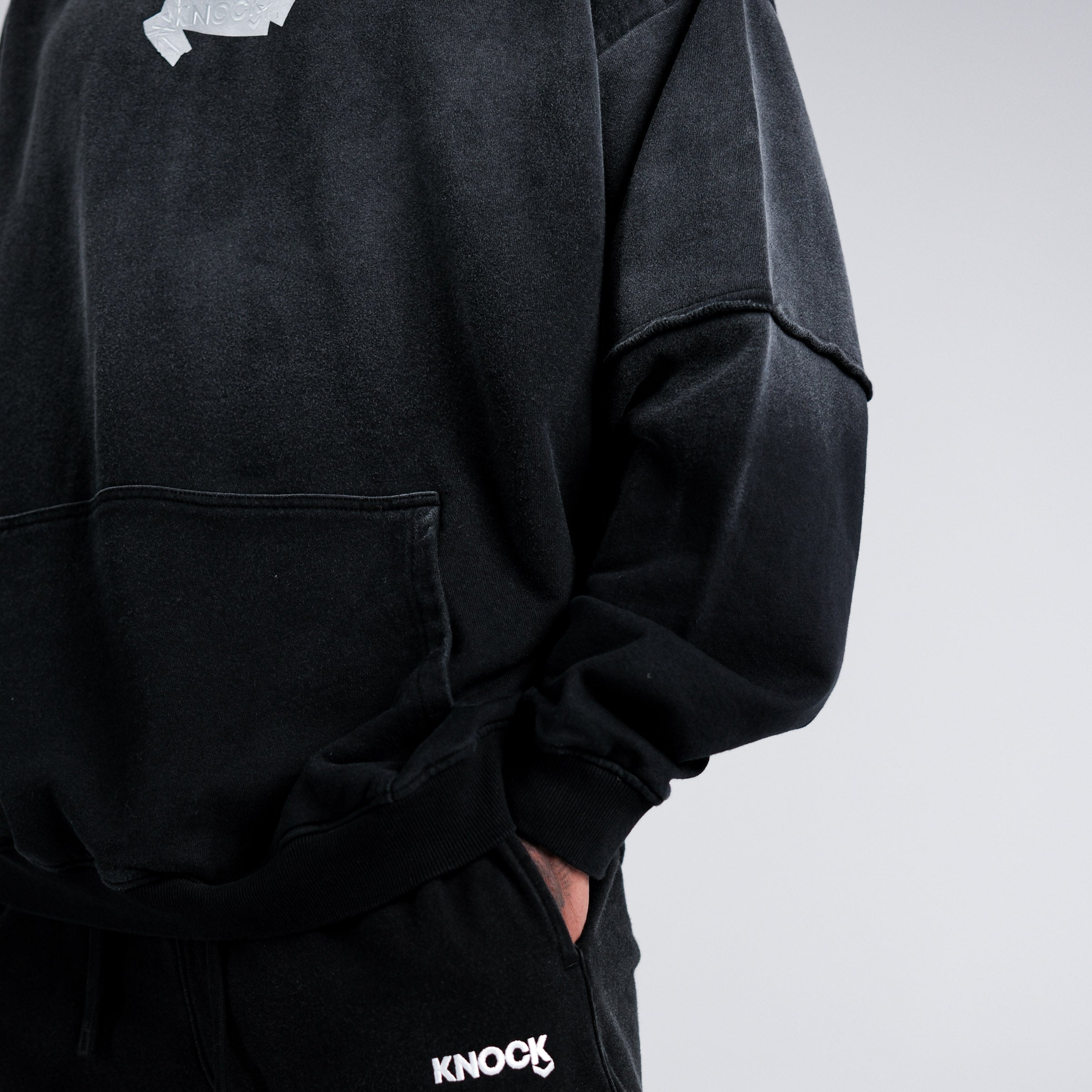 BLUEPRINT TERRY HOODIE VINTAGE BLACK