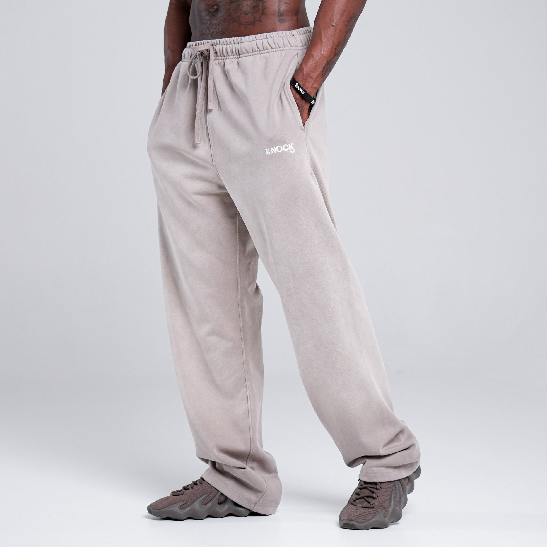 STONEWASH TIESAUS KIRPIMO JOGGERS TIPO KELNĖS