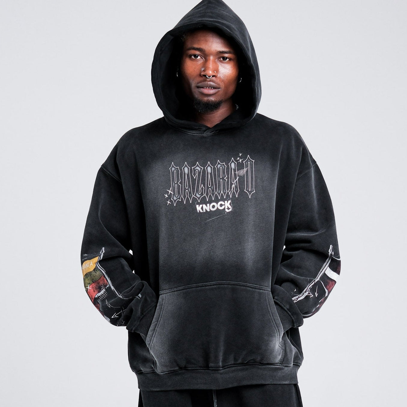 BAZARA 0 x KNOCK BROTHERHOOD HOODIE