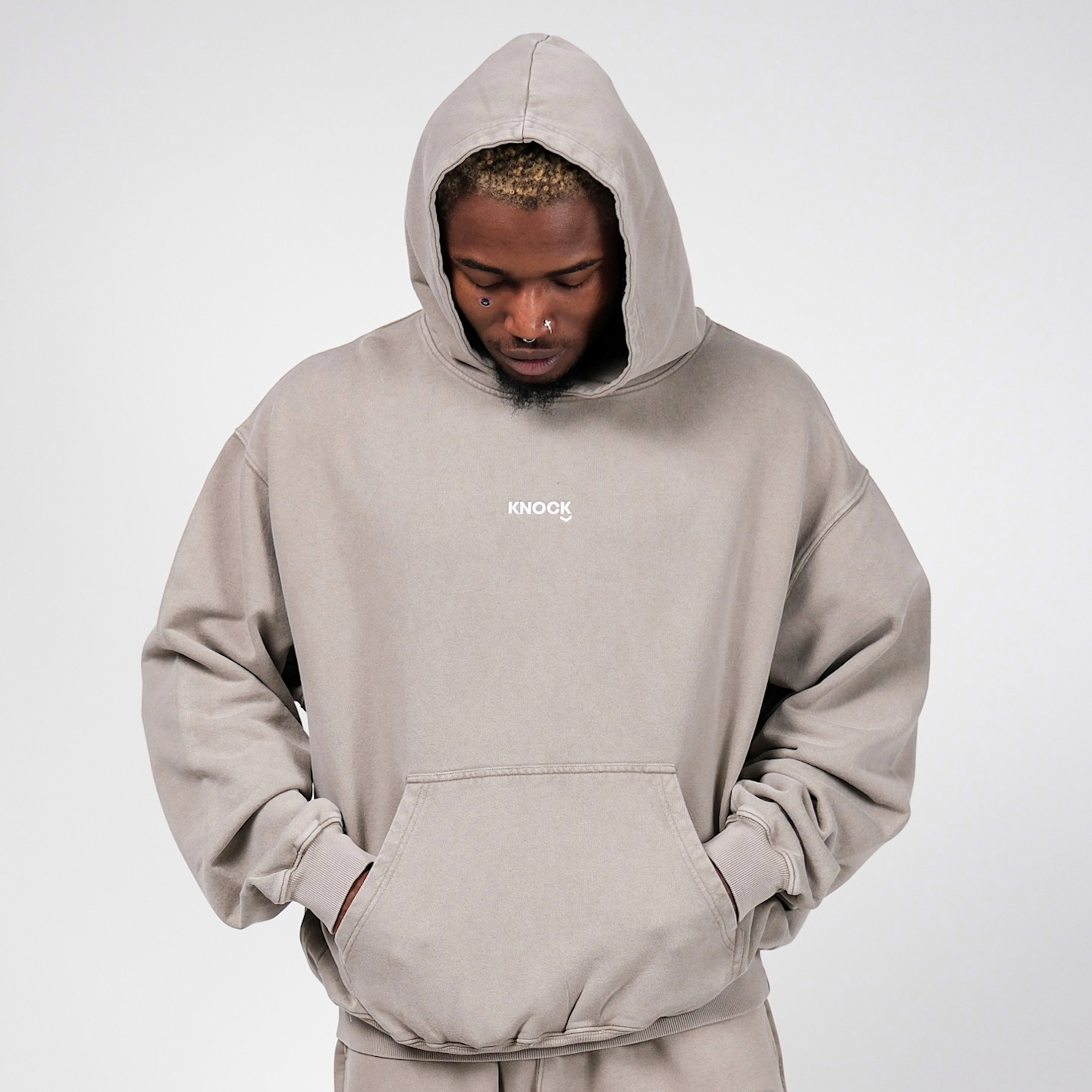 ASTROKNEE 2.0 HEAVY VINTAGE DUNE HOODIE