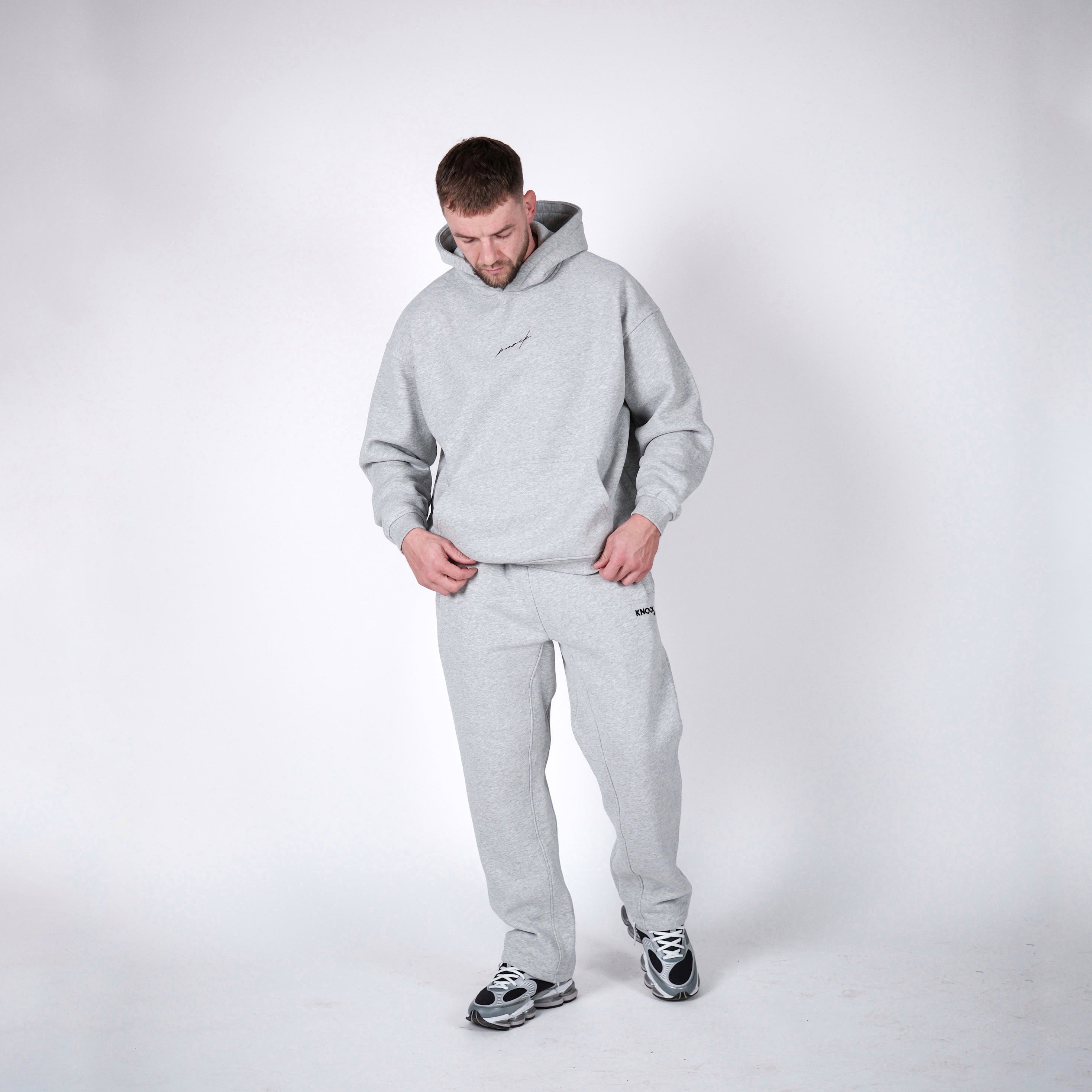 MID COUNT FLEECE OVERSIZED HOODIE GREY