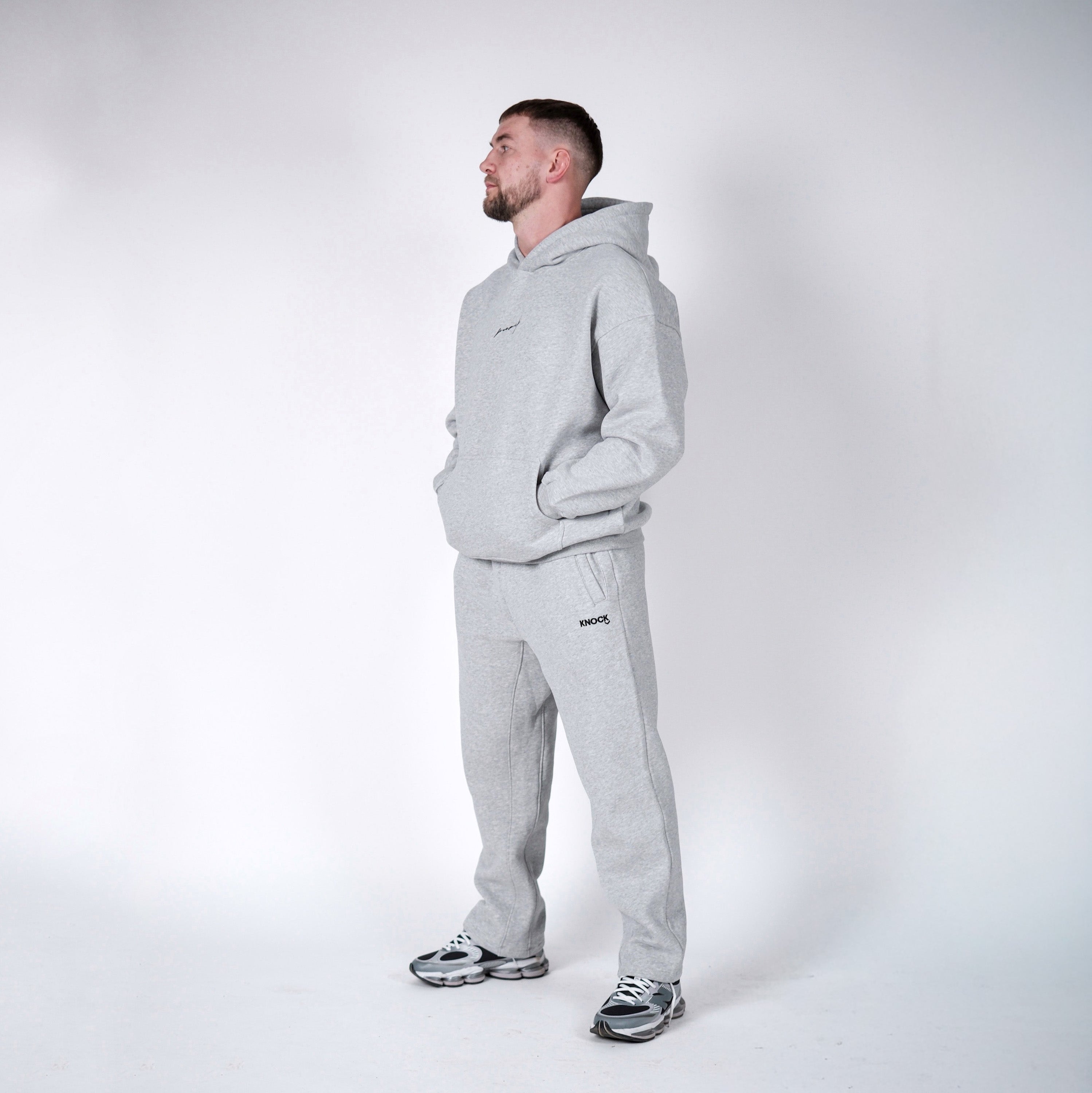 MID COUNT FLEECE OVERSIZED HOODIE GREY