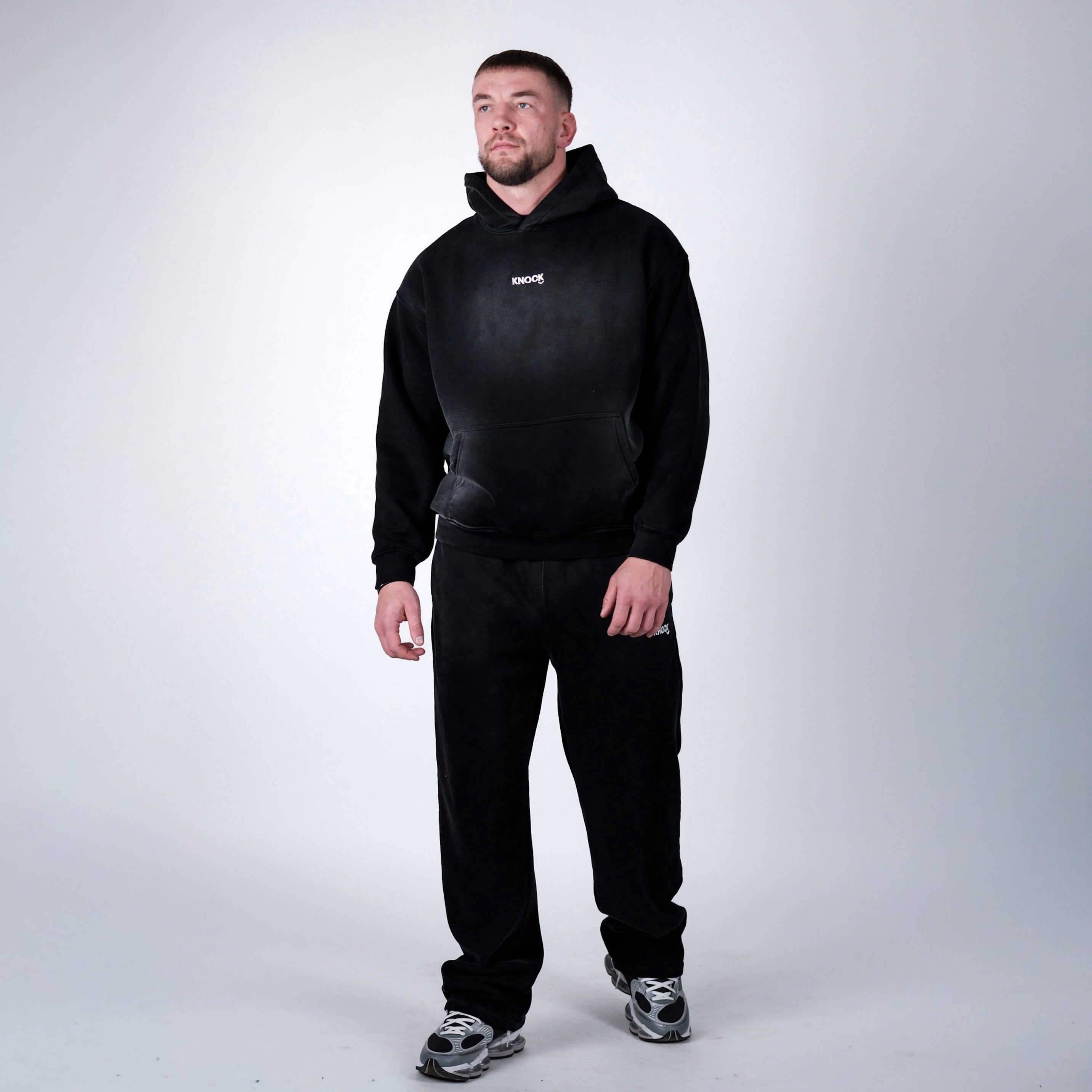 VINCIT QUI PATITUR FADE OVERSIZED HOODIE