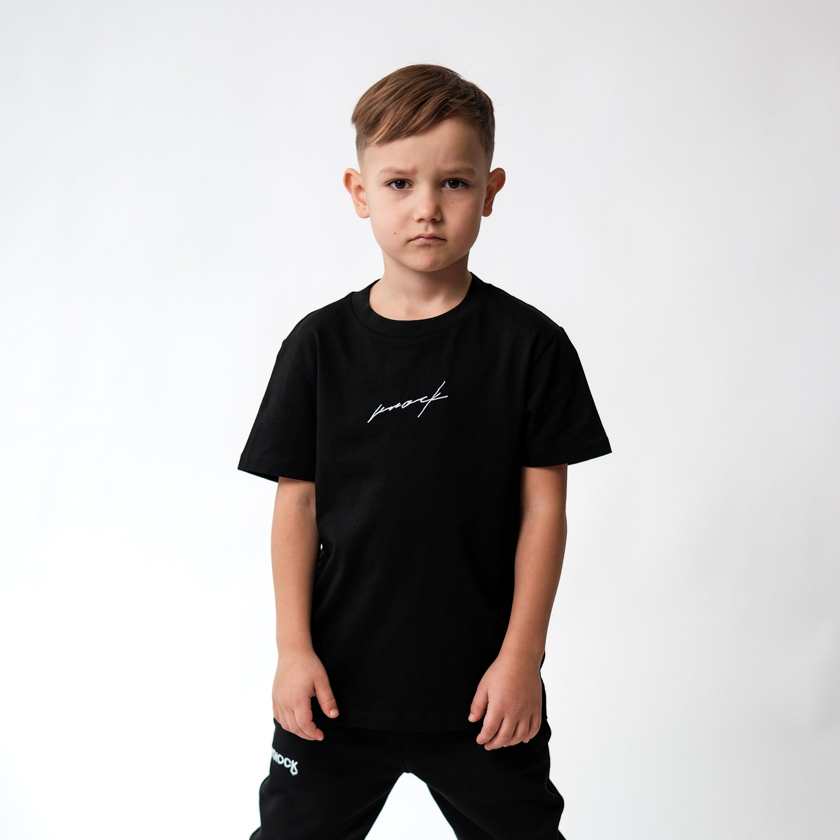KIDS MID COUNT TEE BLACK