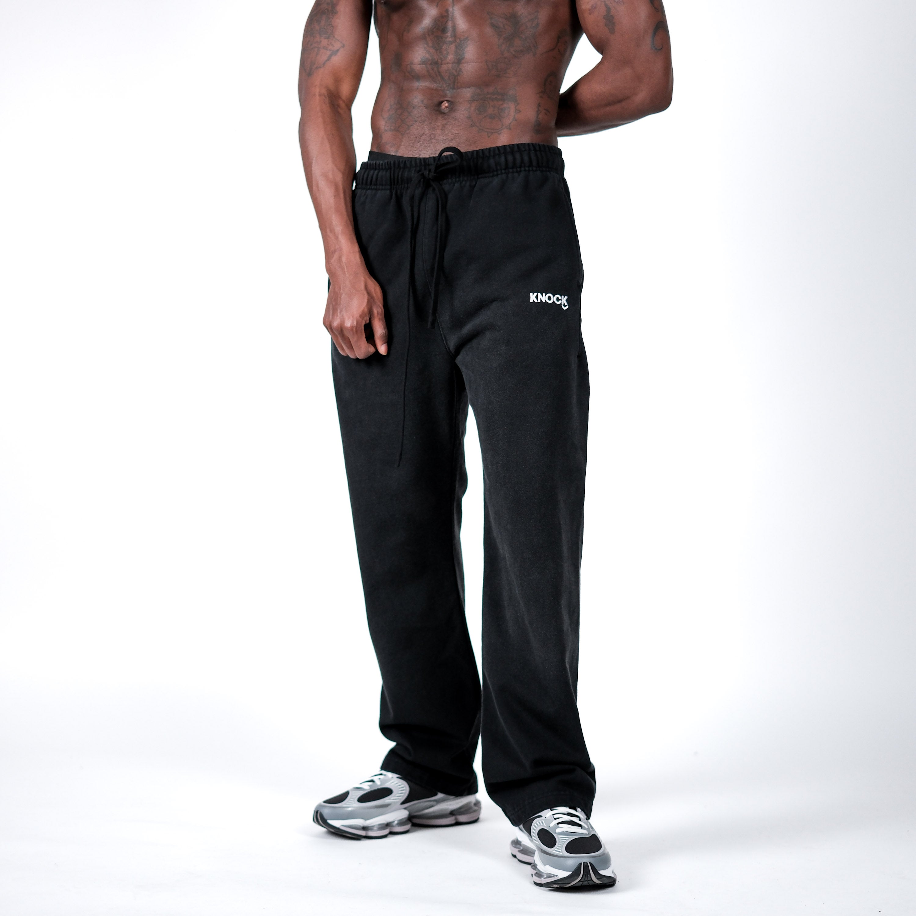 STRAIGHT CUT VINTAGE FADE TERRY JOGGERS