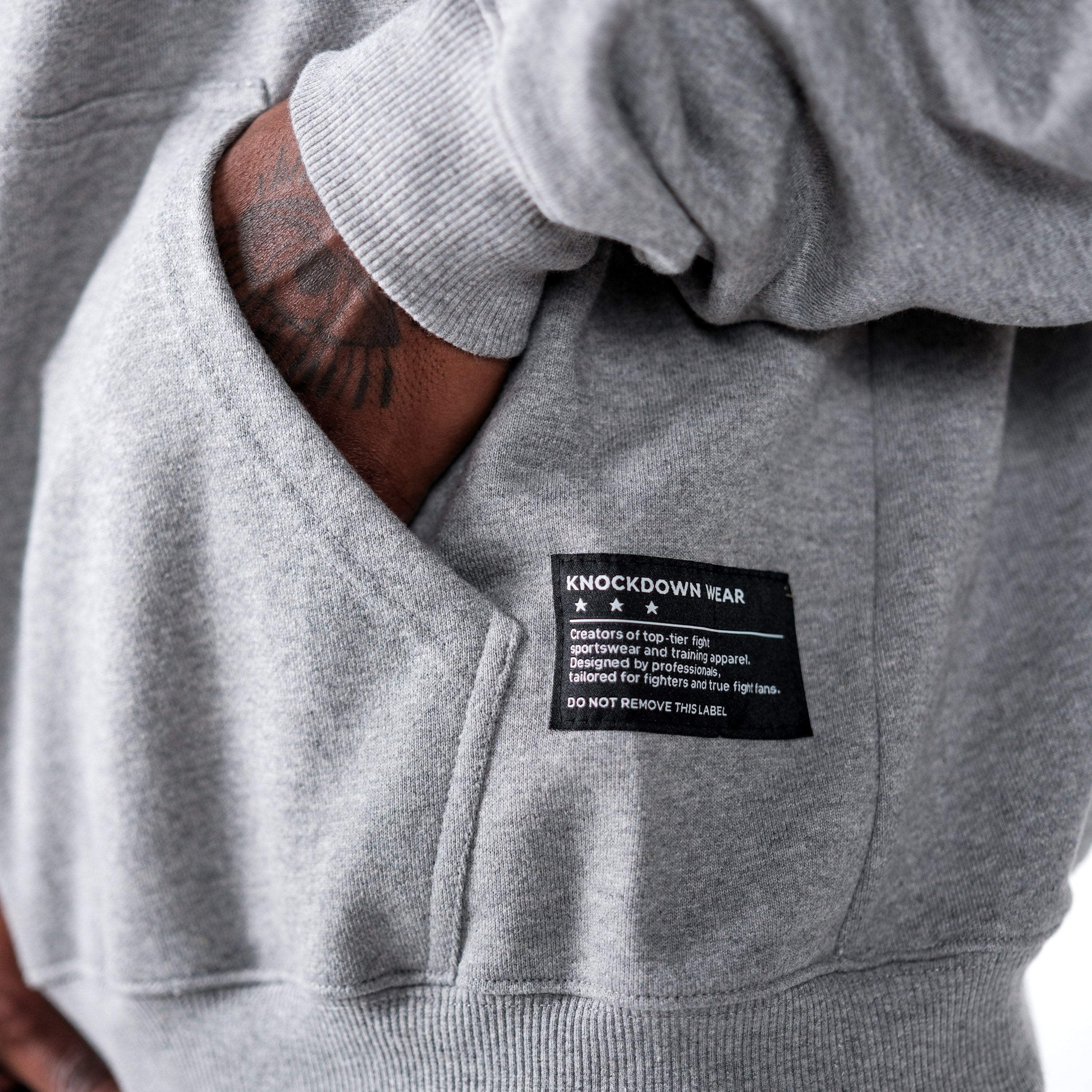 MID COUNT TERRY OVERSIZED HOODIE GREY