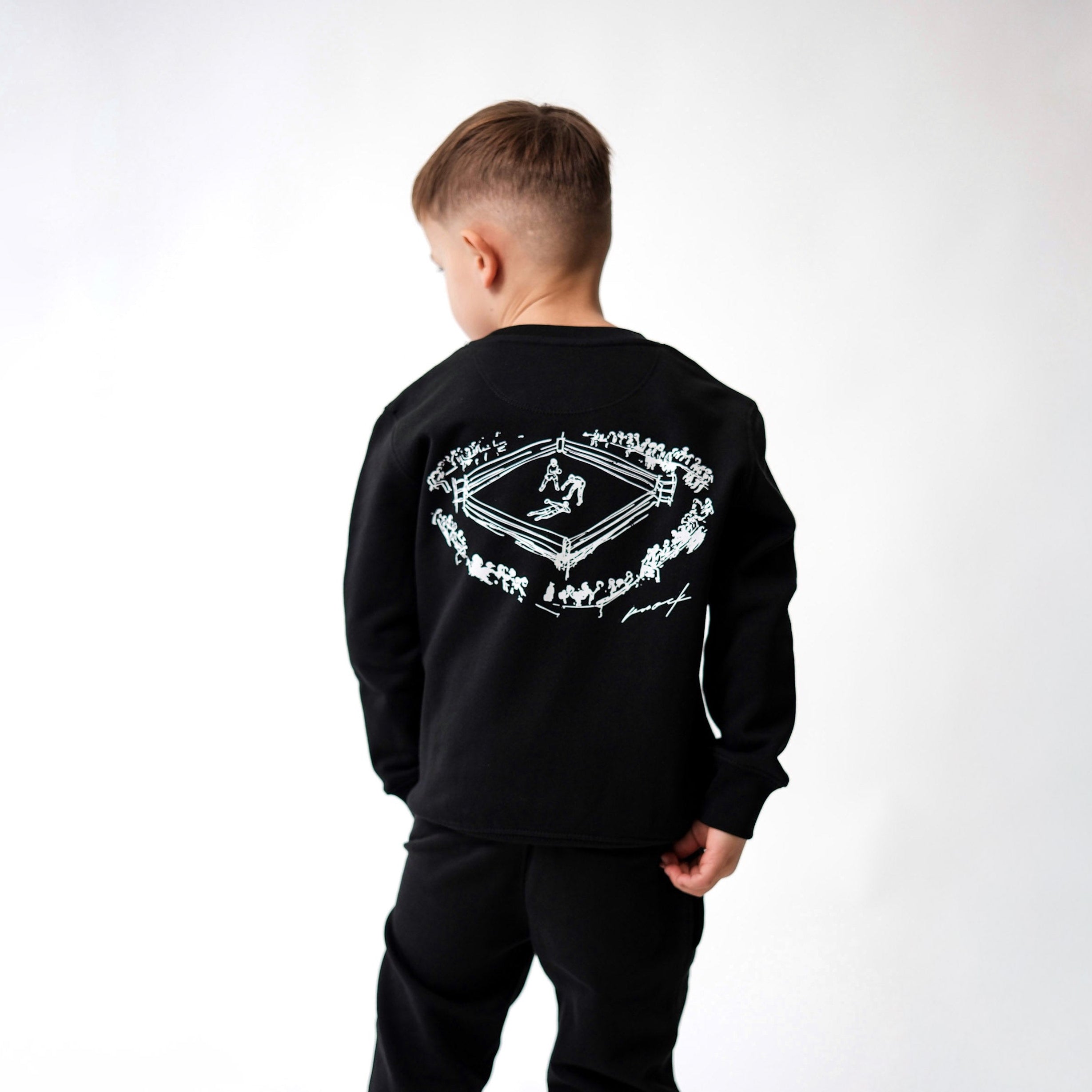 KIDS MID COUNT SWEATER BLACK