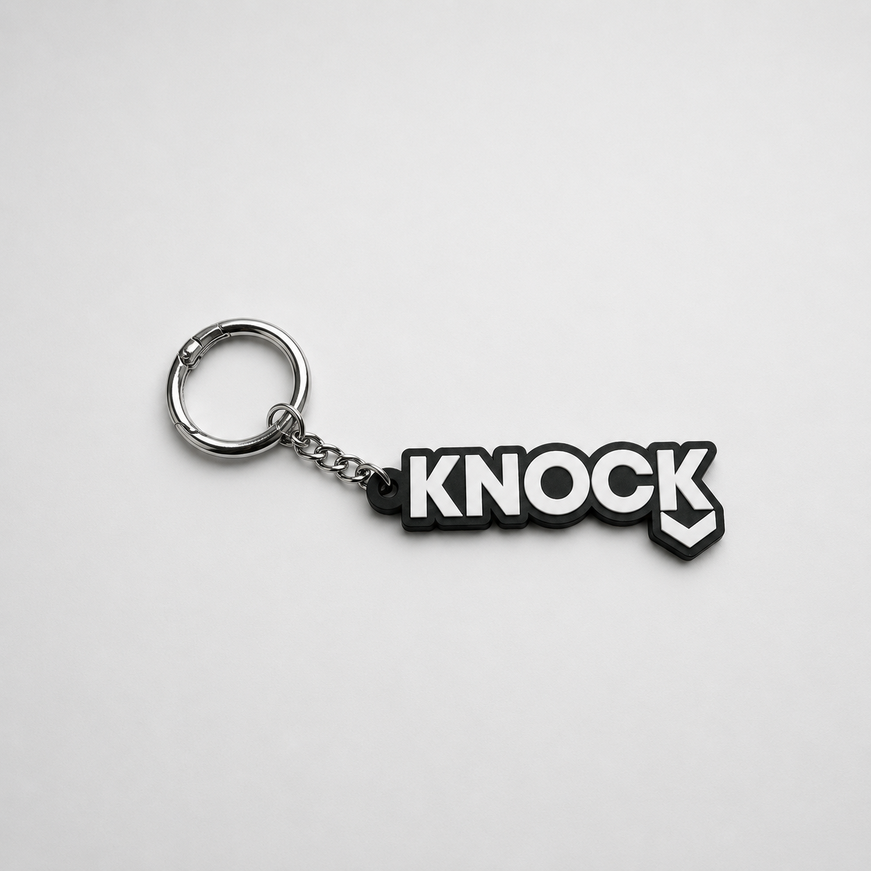 KNOCK Icon Keychain