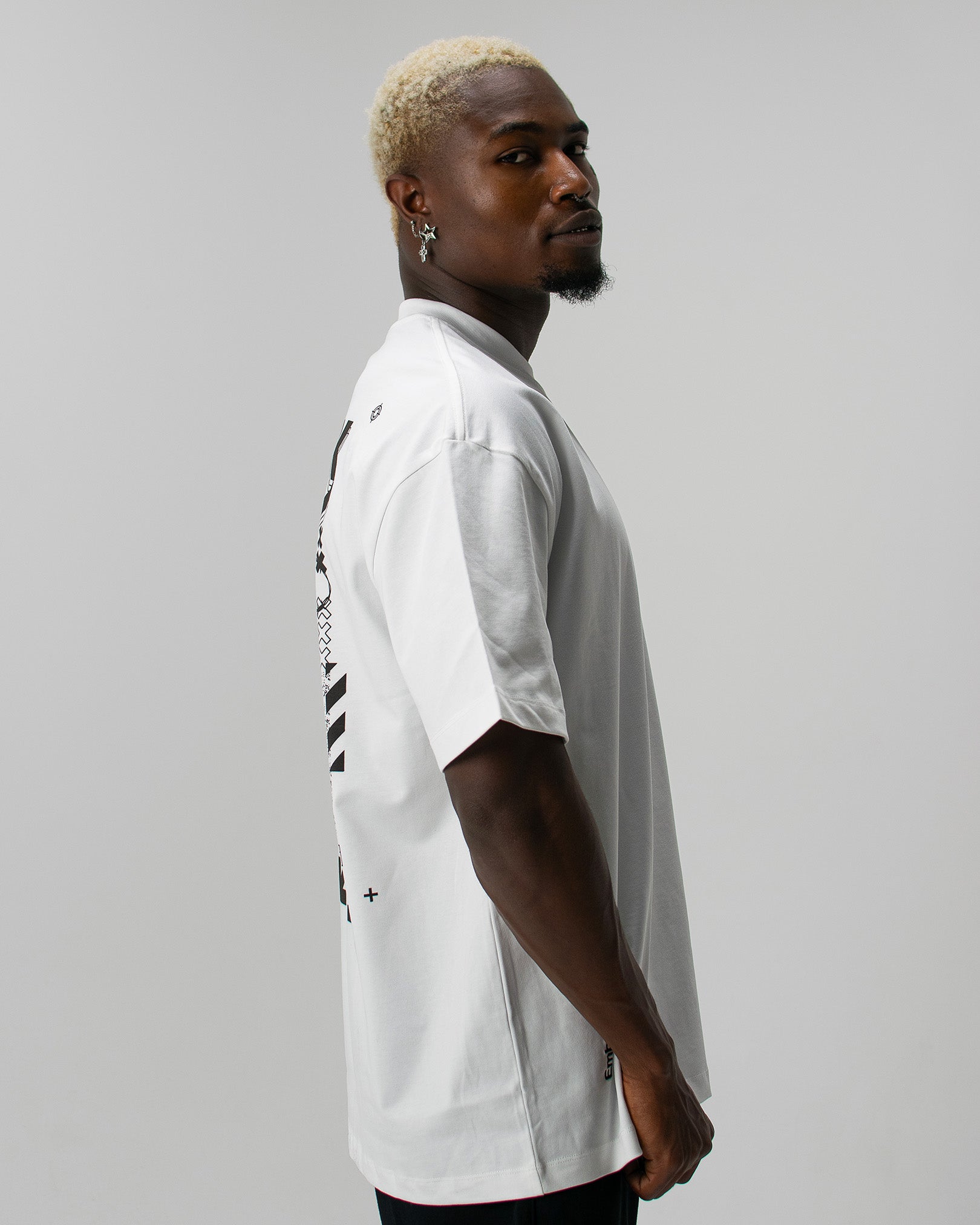 EMBRACE THE STRUGGLE OVERSIZED HEAVY TEE WHITE