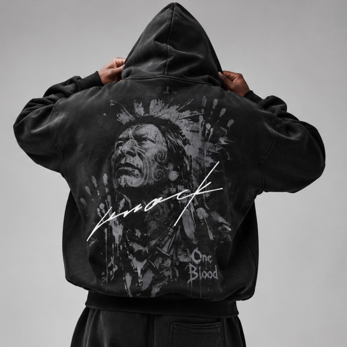 ONE BLOOD VINTAGE HOODIE