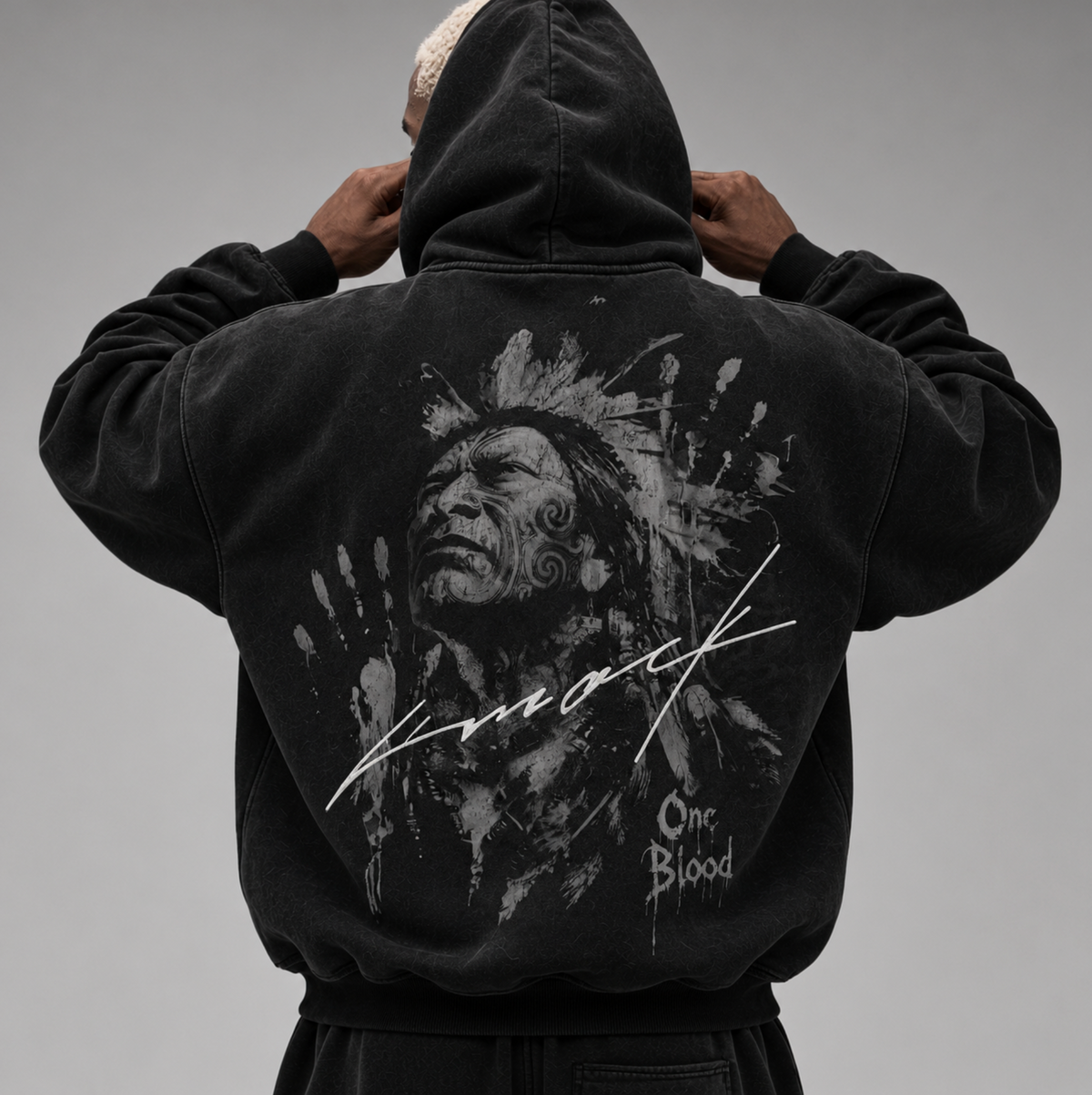 ONE BLOOD VINTAGE HOODIE