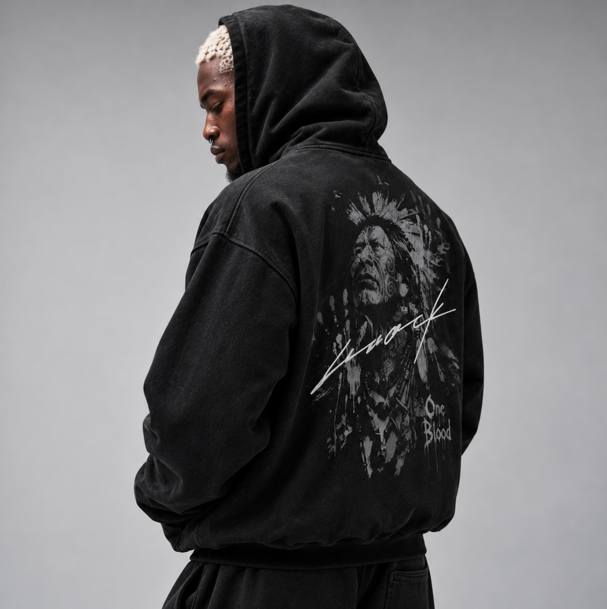 ONE BLOOD VINTAGE HOODIE