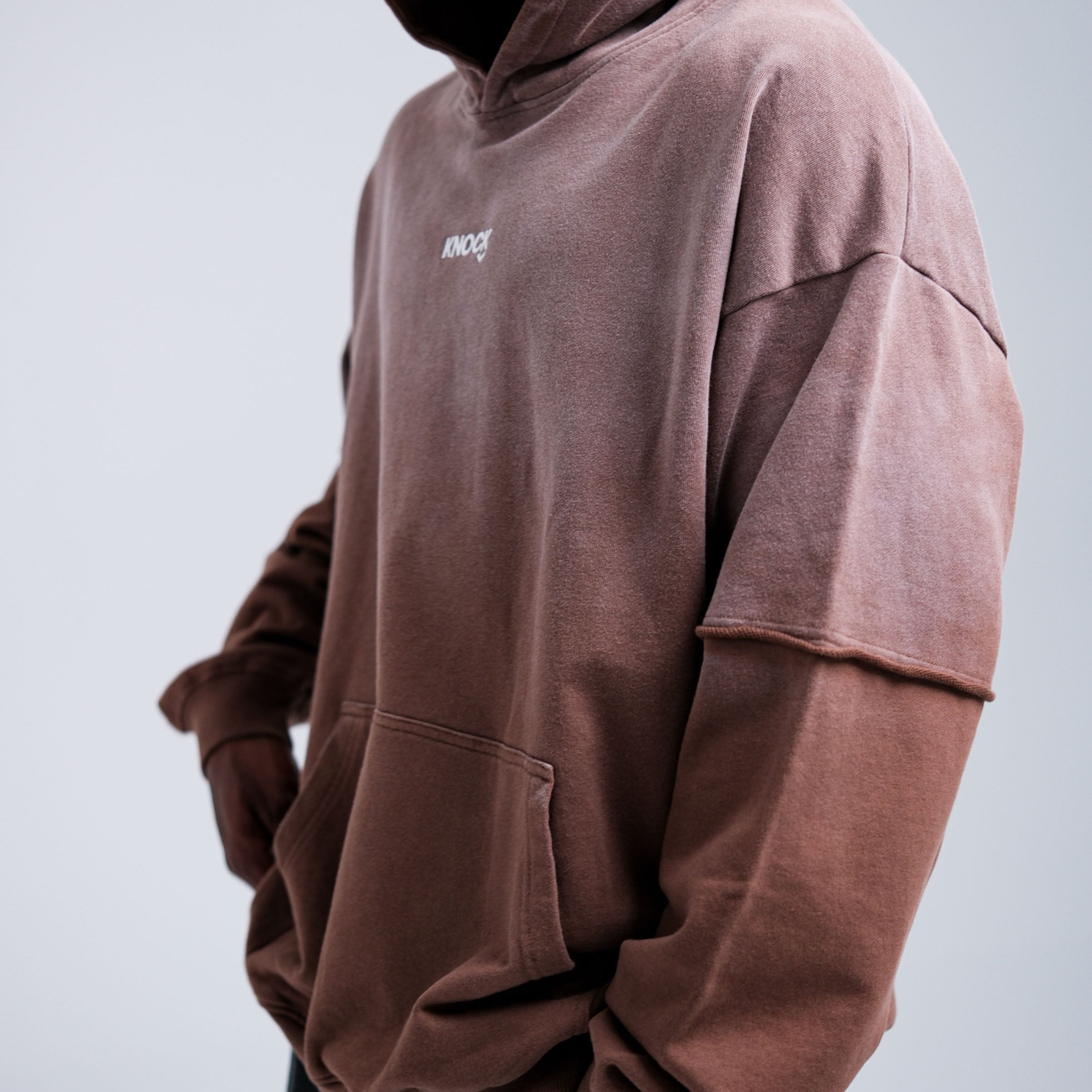 VINTAGE BROWN ESSENTIAL HOODIE