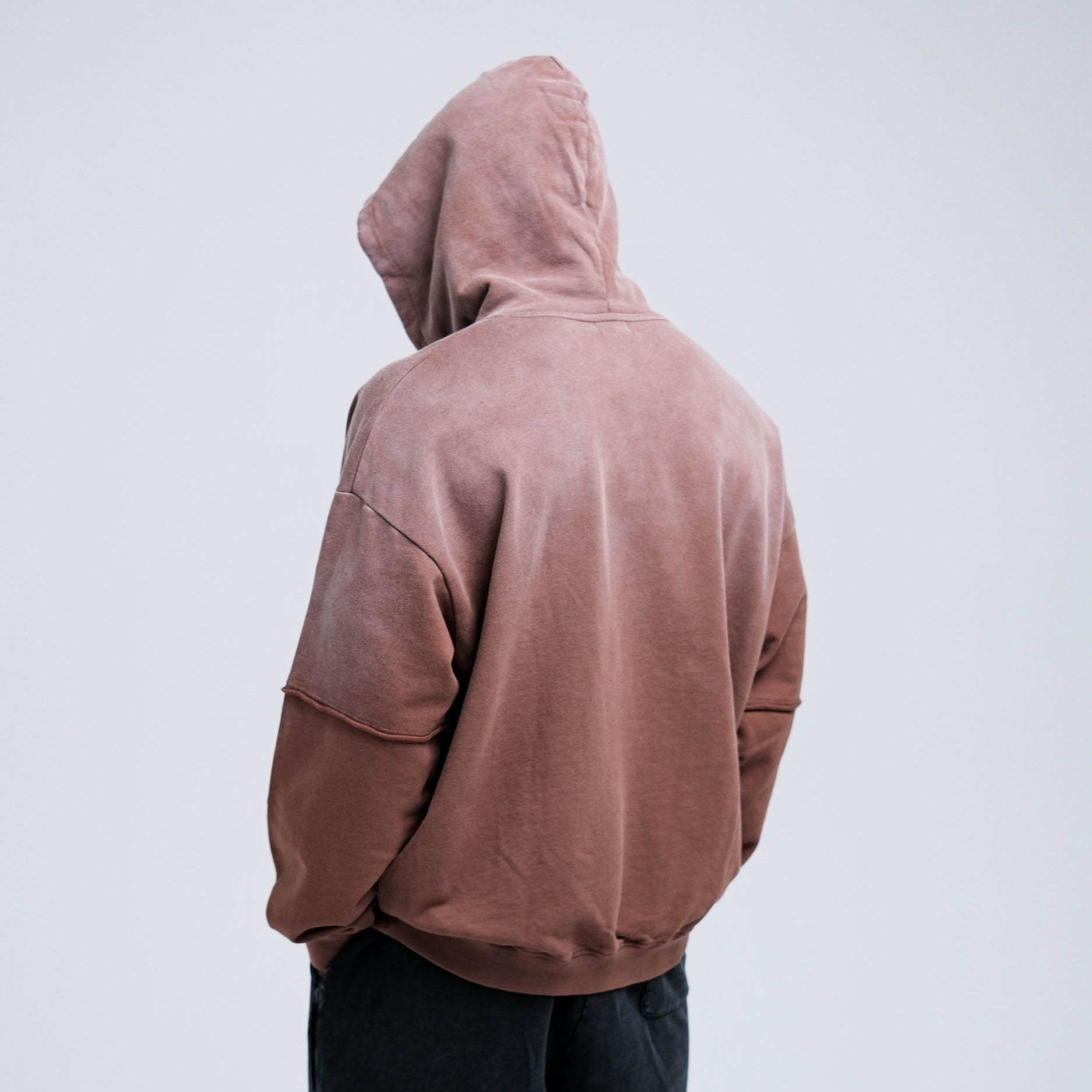 VINTAGE BROWN ESSENTIAL HOODIE