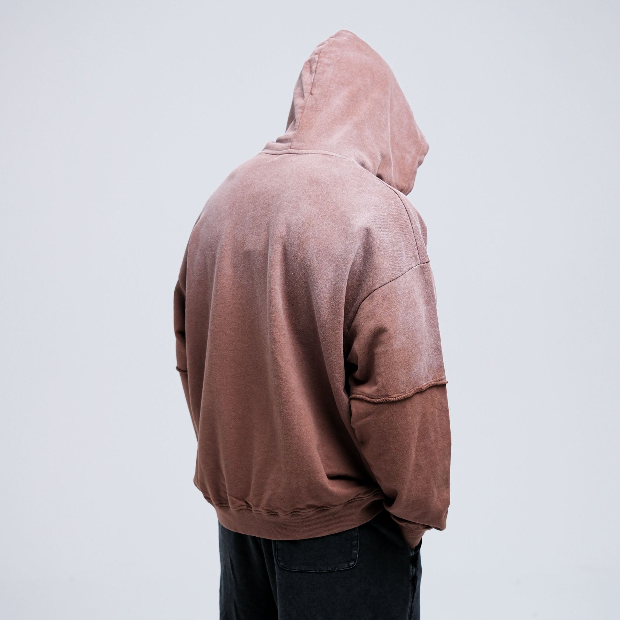 VINTAGE BROWN ESSENTIAL HOODIE