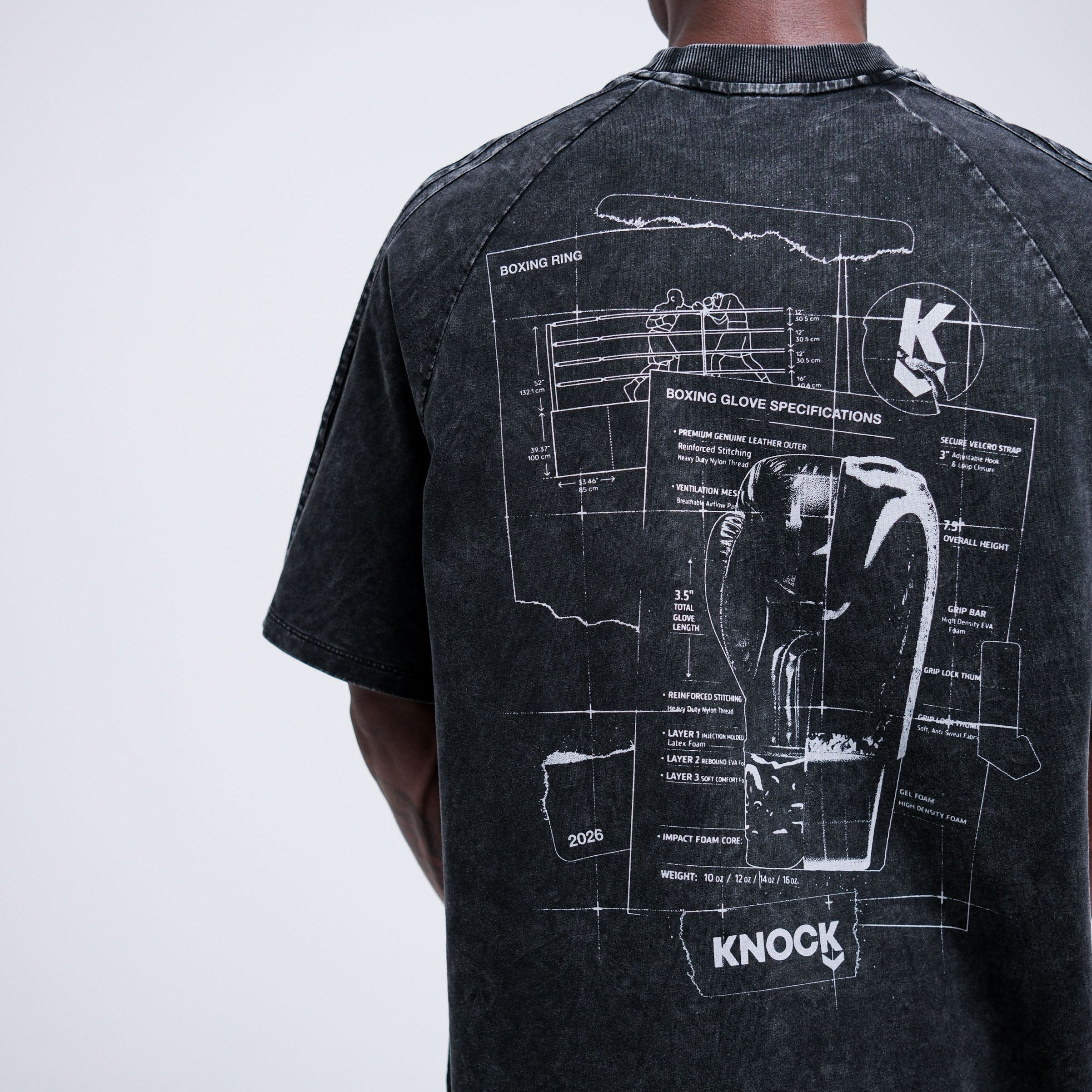 BLUEPRINT VINTAGE BLACK TEE