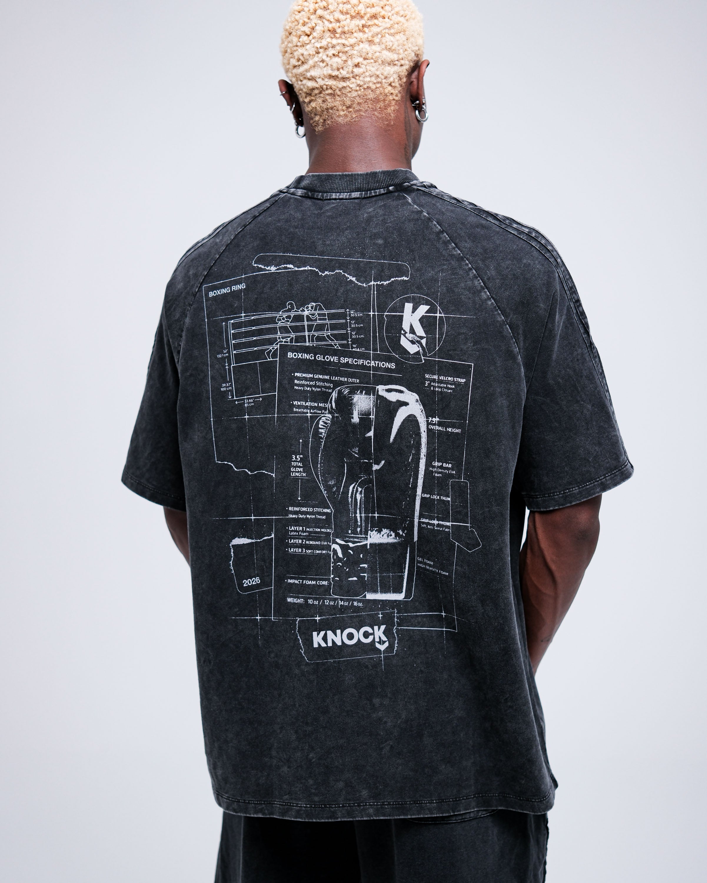 BLUEPRINT VINTAGE BLACK TEE