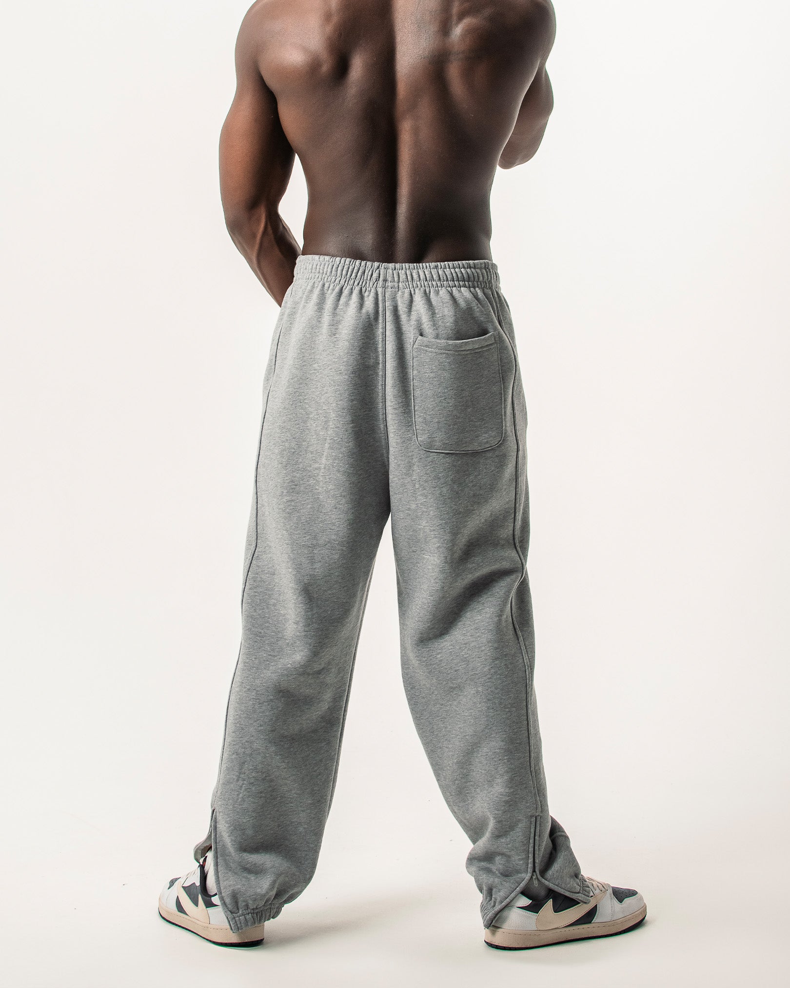 CUFFED JOGGERS GREY