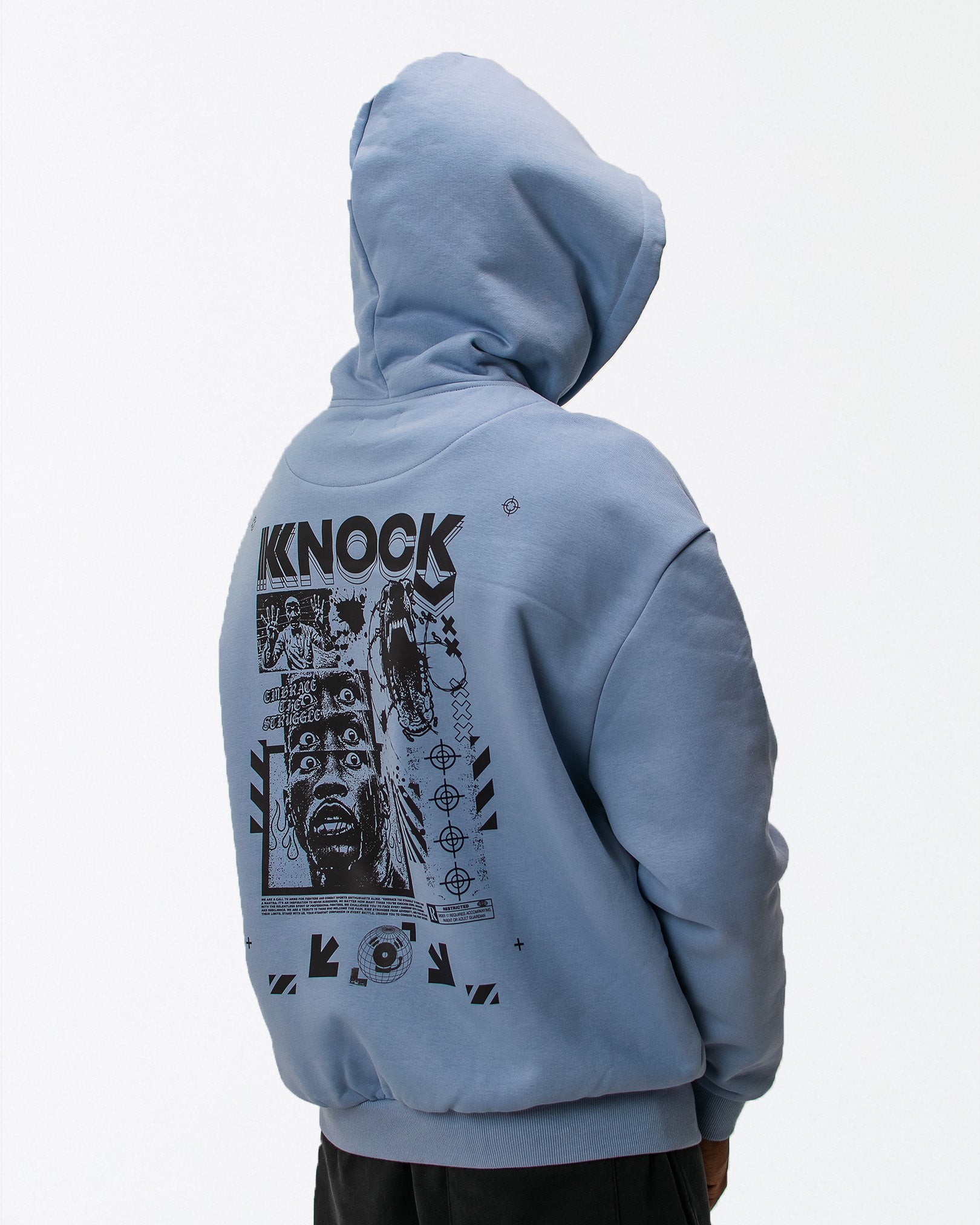 EMBRACE THE STRUGGLE HOODIE VIOLET EDITION