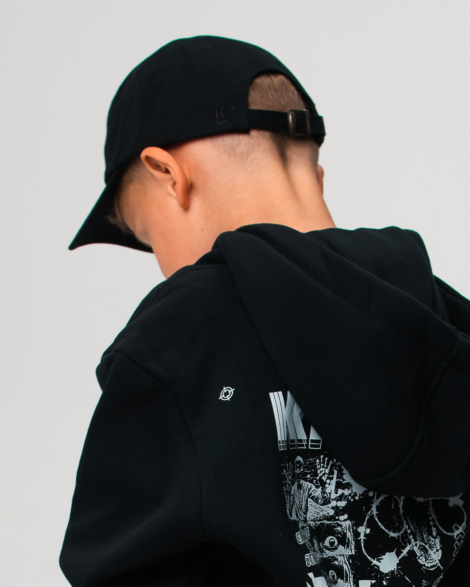 SCUFFED CAP KIDS BLACK