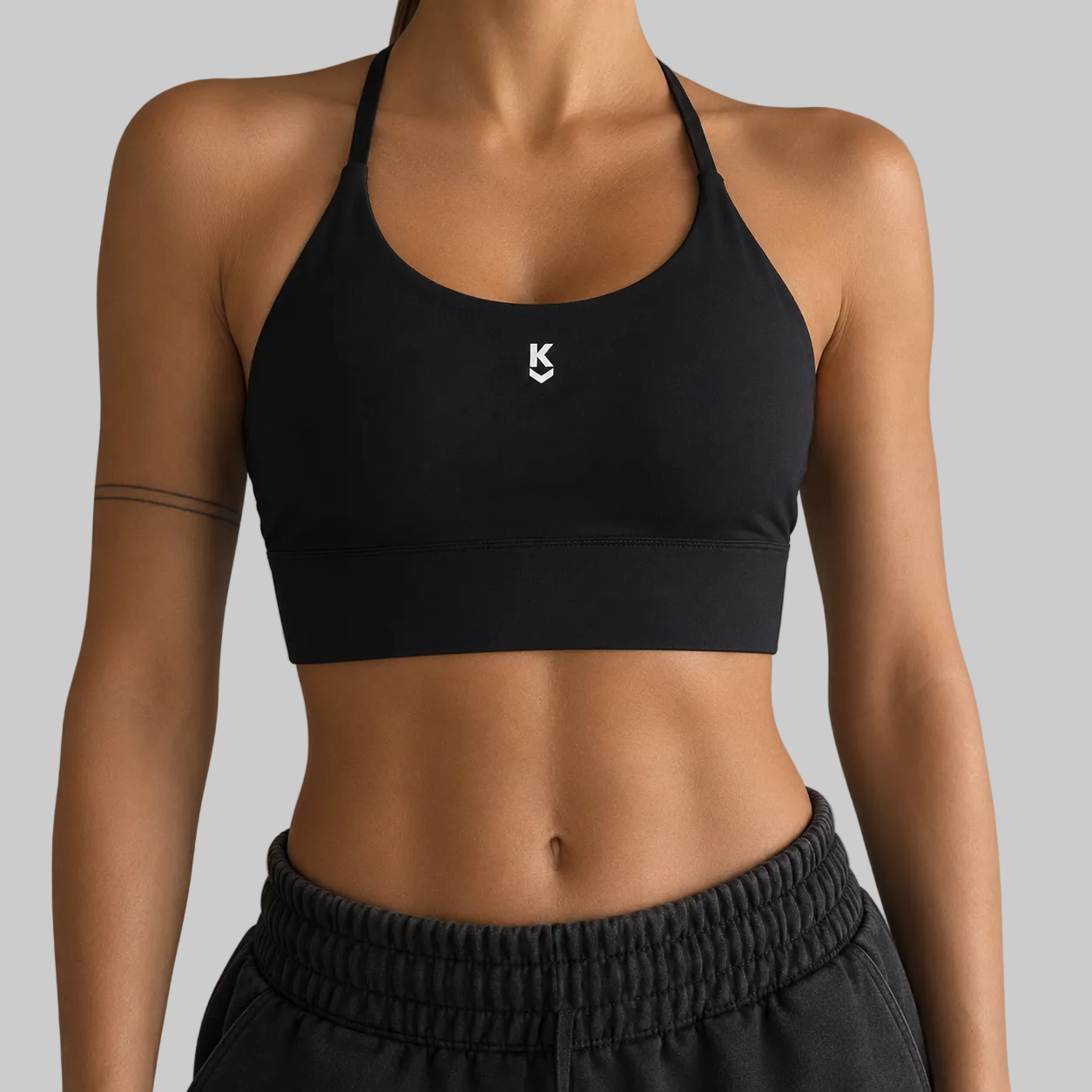 BARE BACK TOP | BLACK