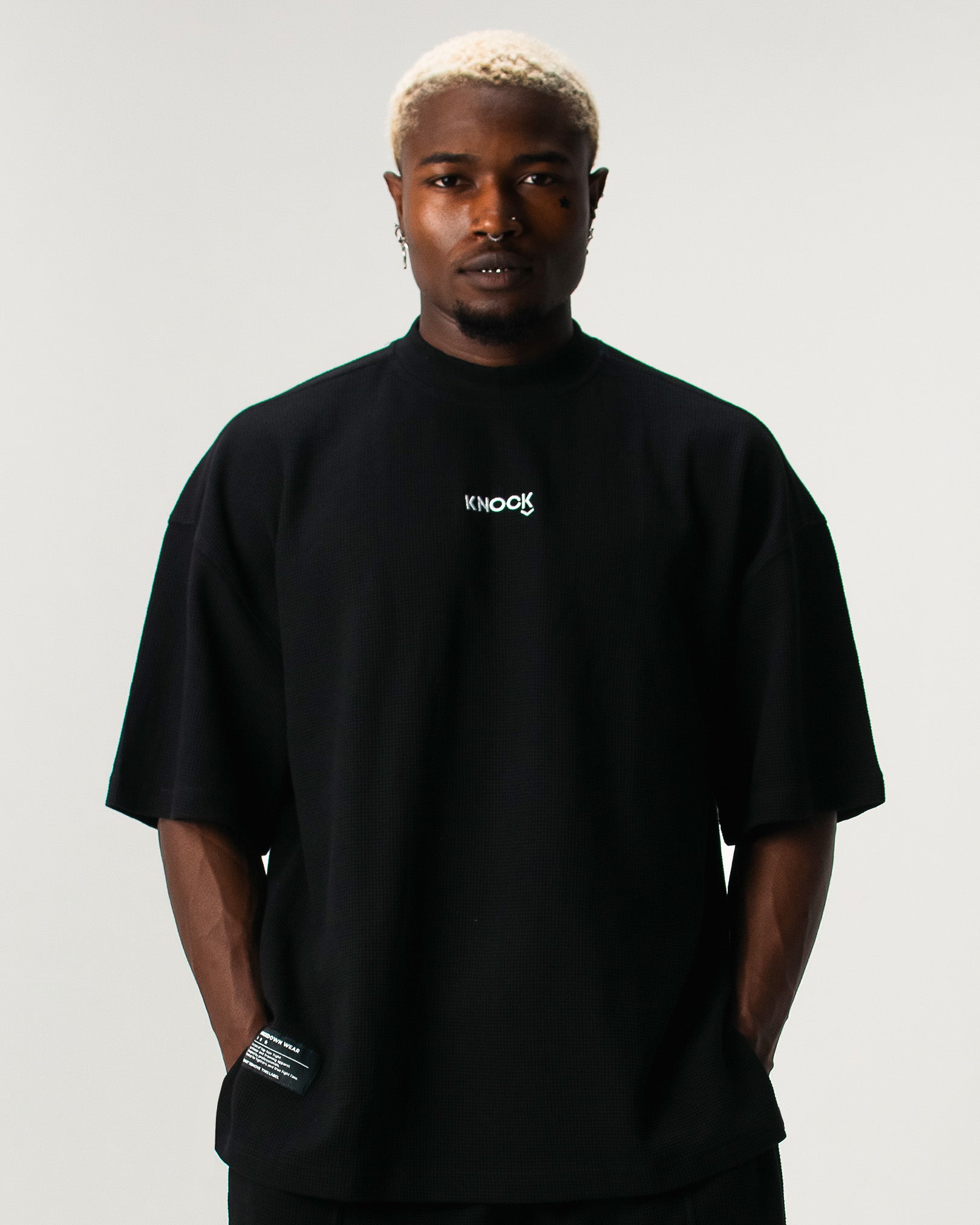 GRID - KNIT TEE