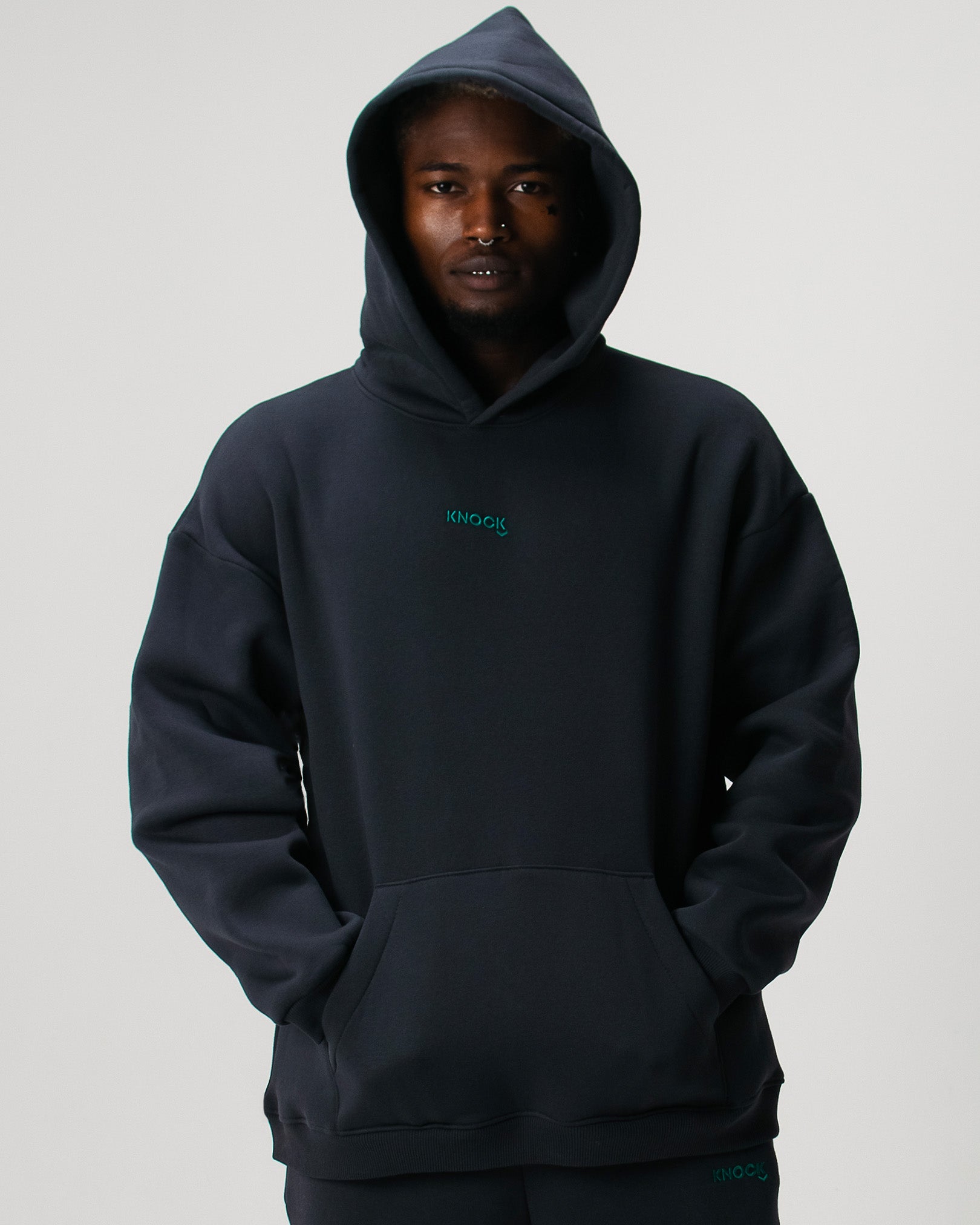THE CREATION OF KNOCK OVERSIZED HOODIE