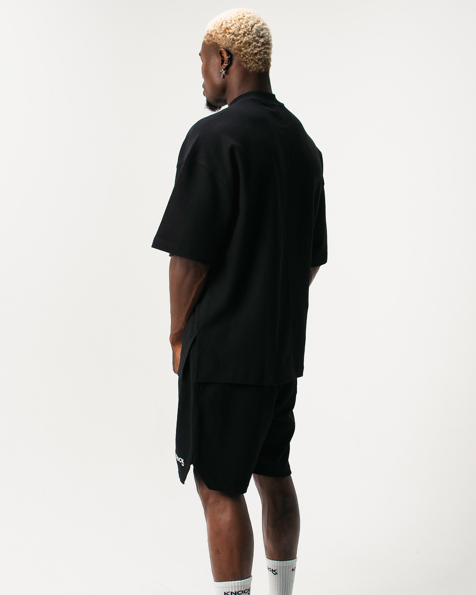 GRID-KNIT SHORTS