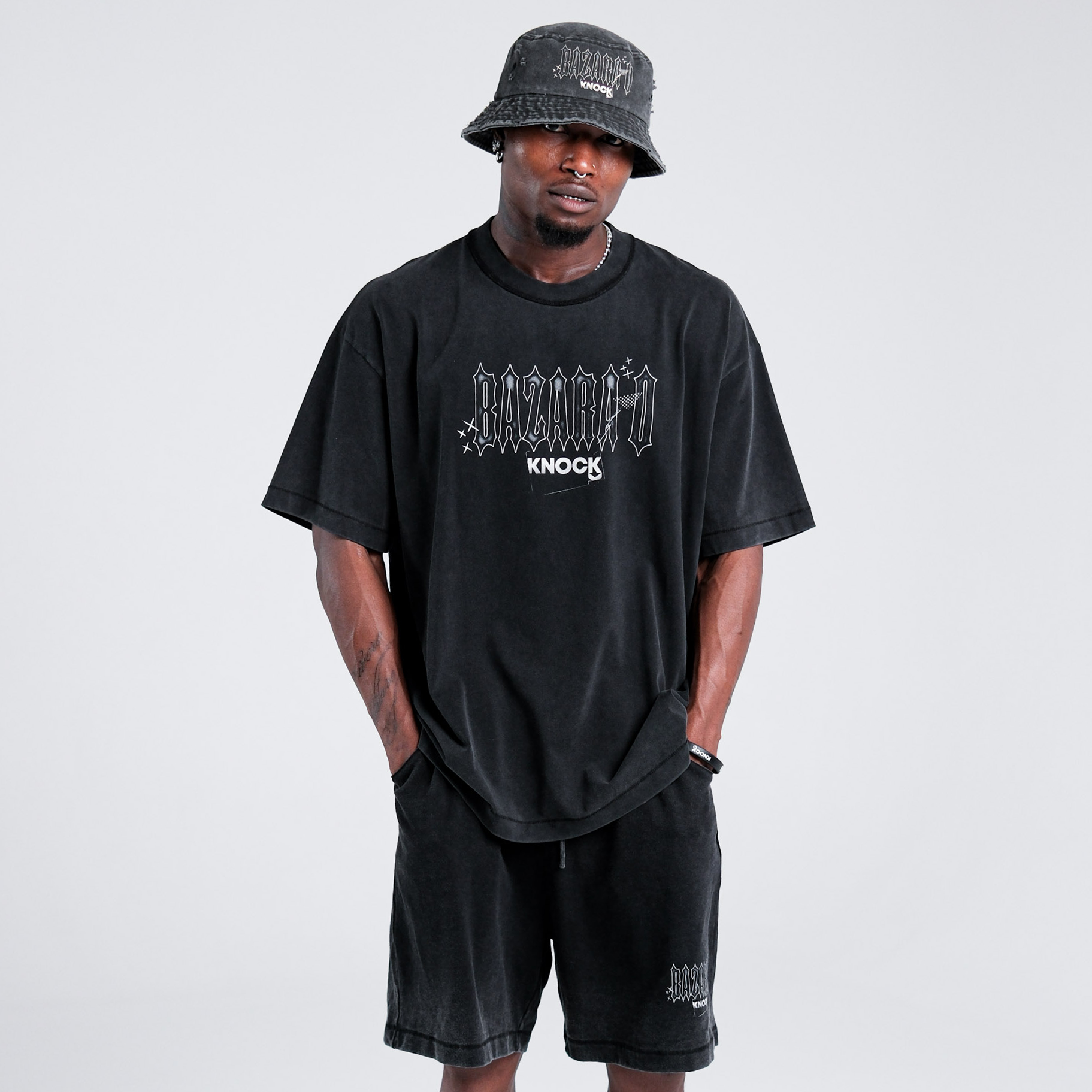 BAZARA 0 x KNOCK BROTHERHOOD TEE