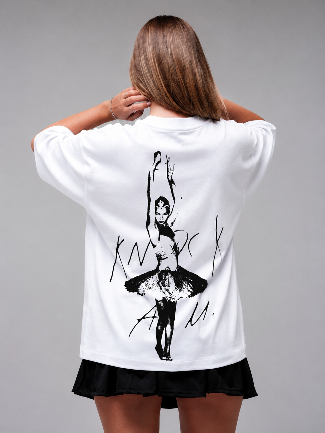 ANNA X KNOCK WHITE TEE