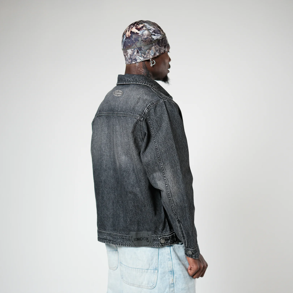 ZIP - UP FADED DŽINSINIS ŠVARKELIS