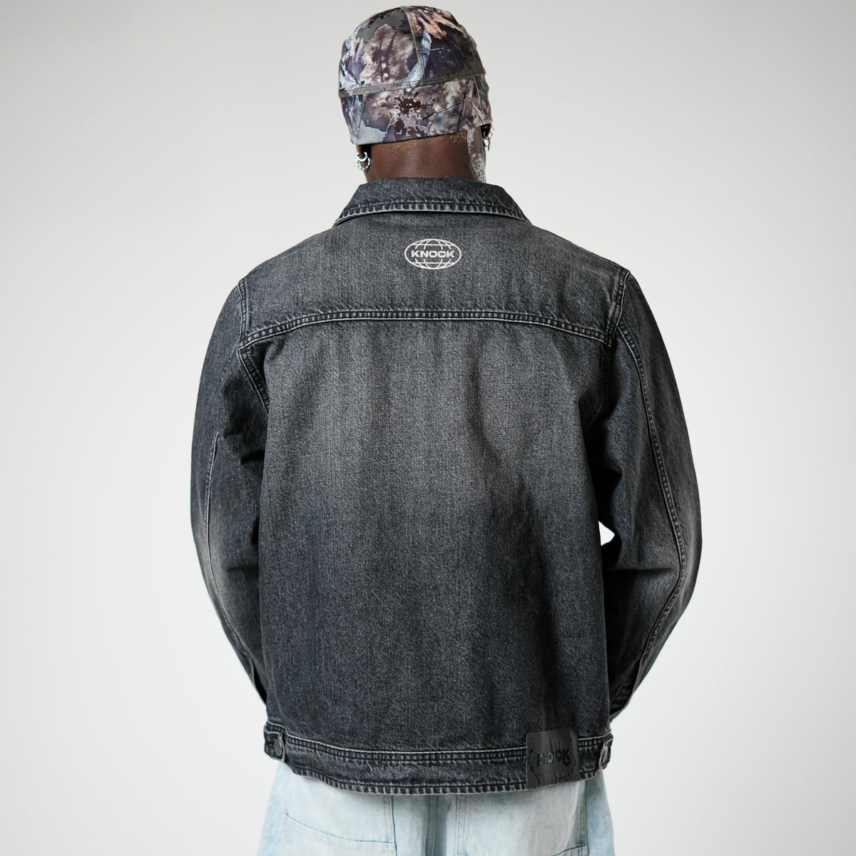 ZIP - UP FADED DŽINSINIS ŠVARKELIS