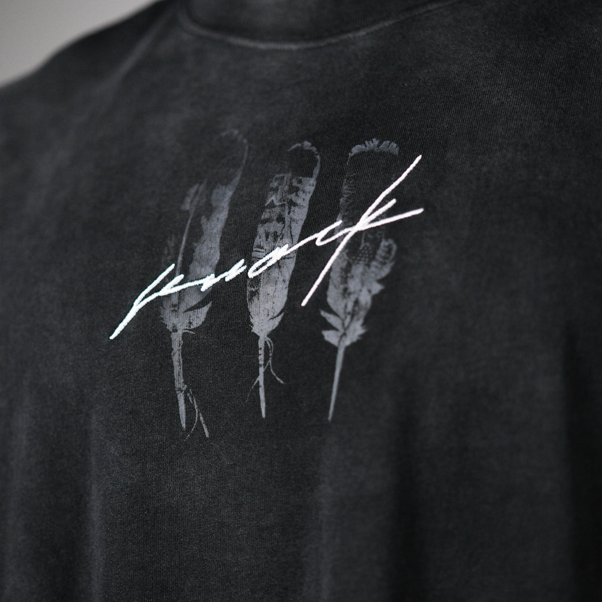 ONE BLOOD VINTAGE BLACK TEE