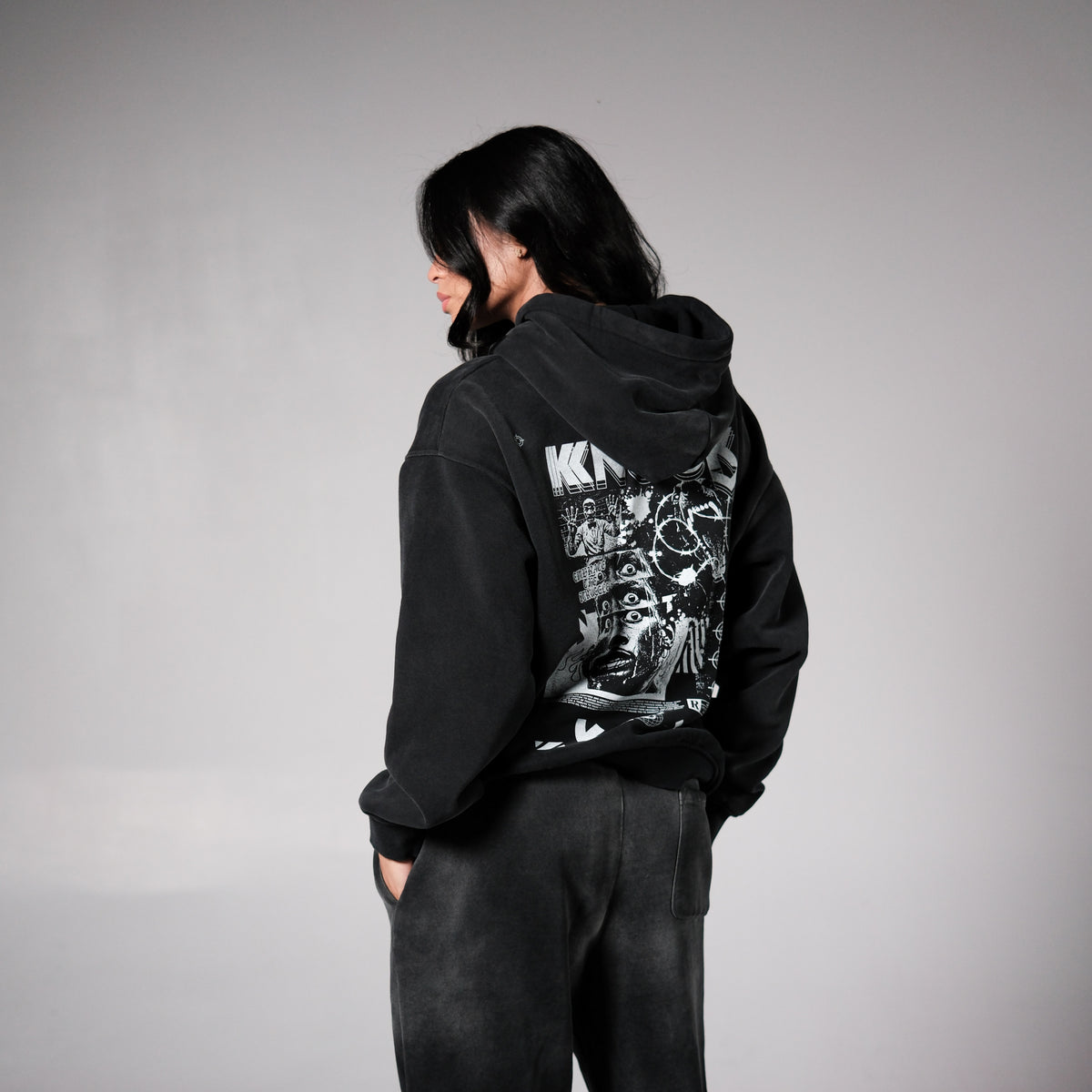 EMBRACE THE STRUGGLE OVERSIZED FADE HOODIE