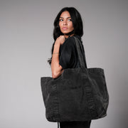 VINTAGE BLACK TOTE BAG
